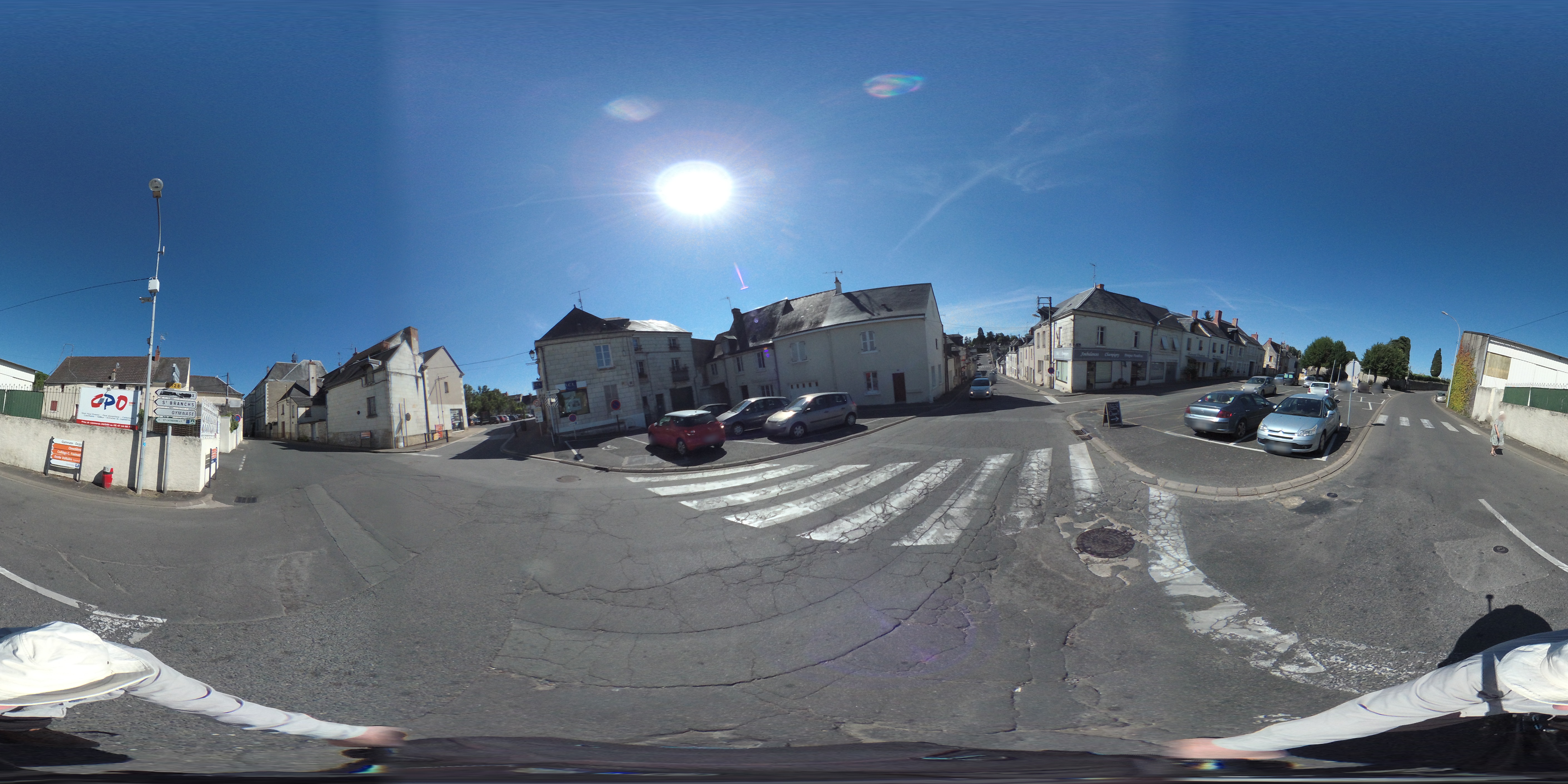 Street view of Sainte-Maure-de-Touraine