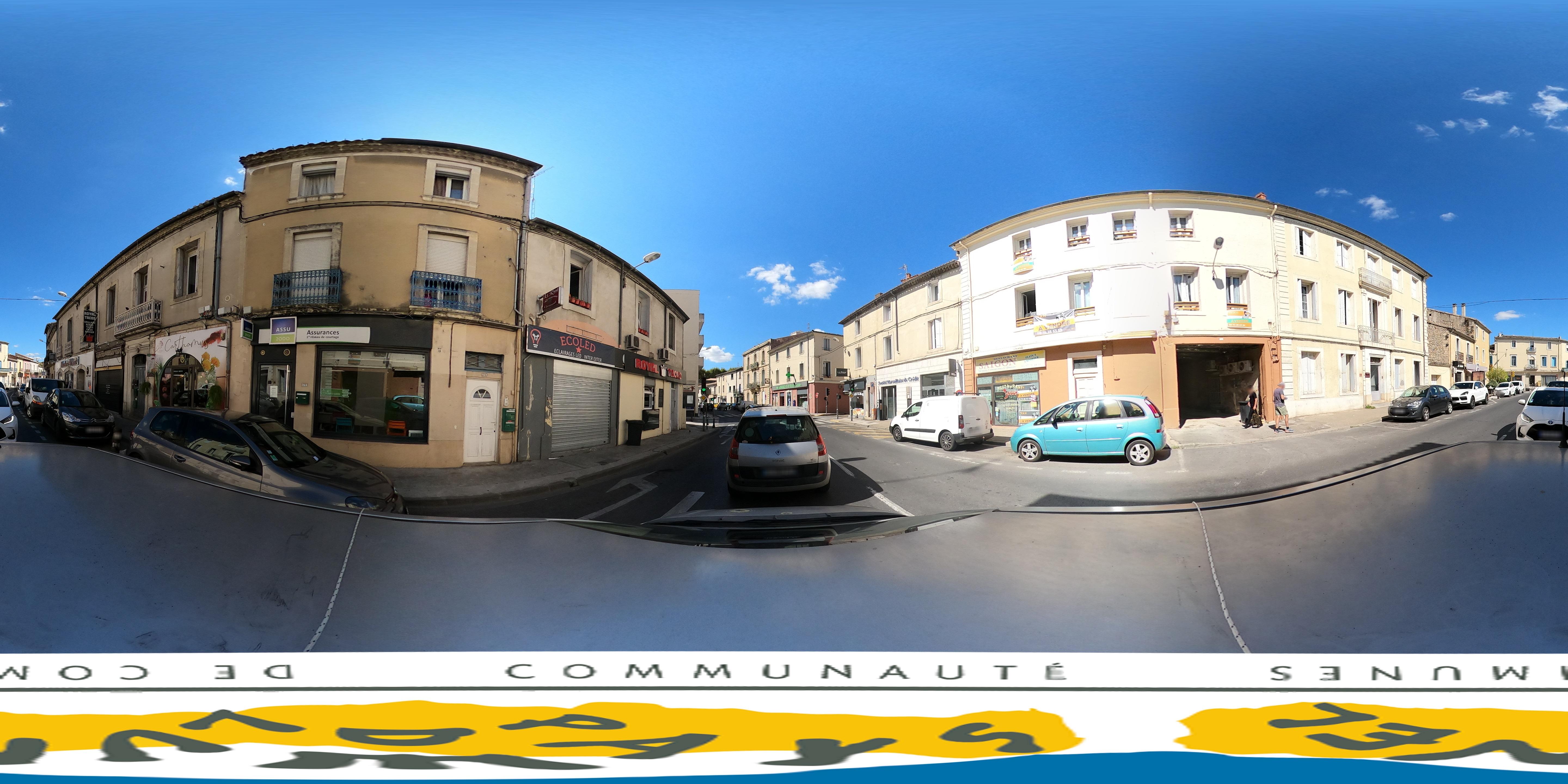 Street view of Lunel