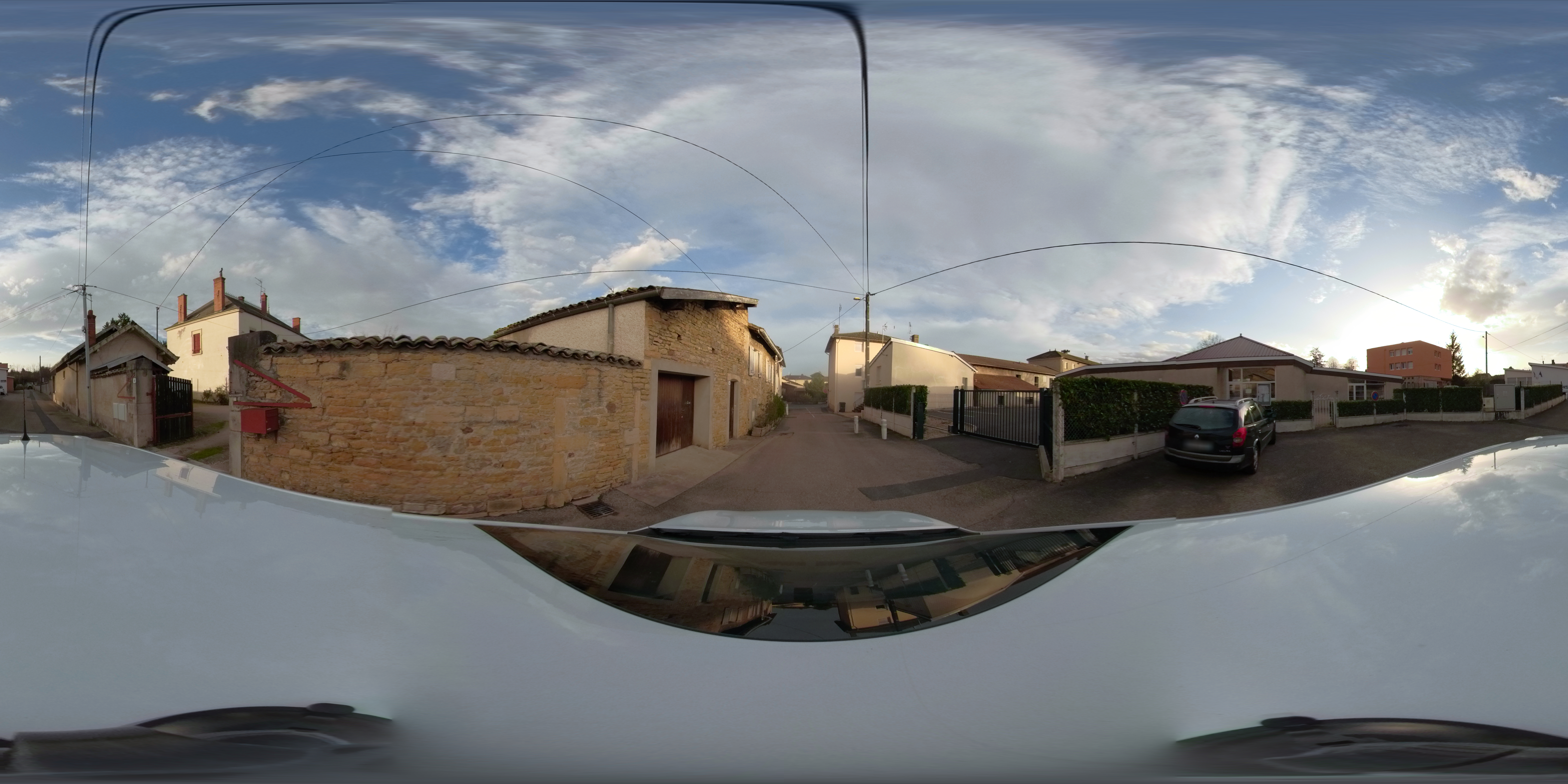 Street view of Crêches-sur-Saône