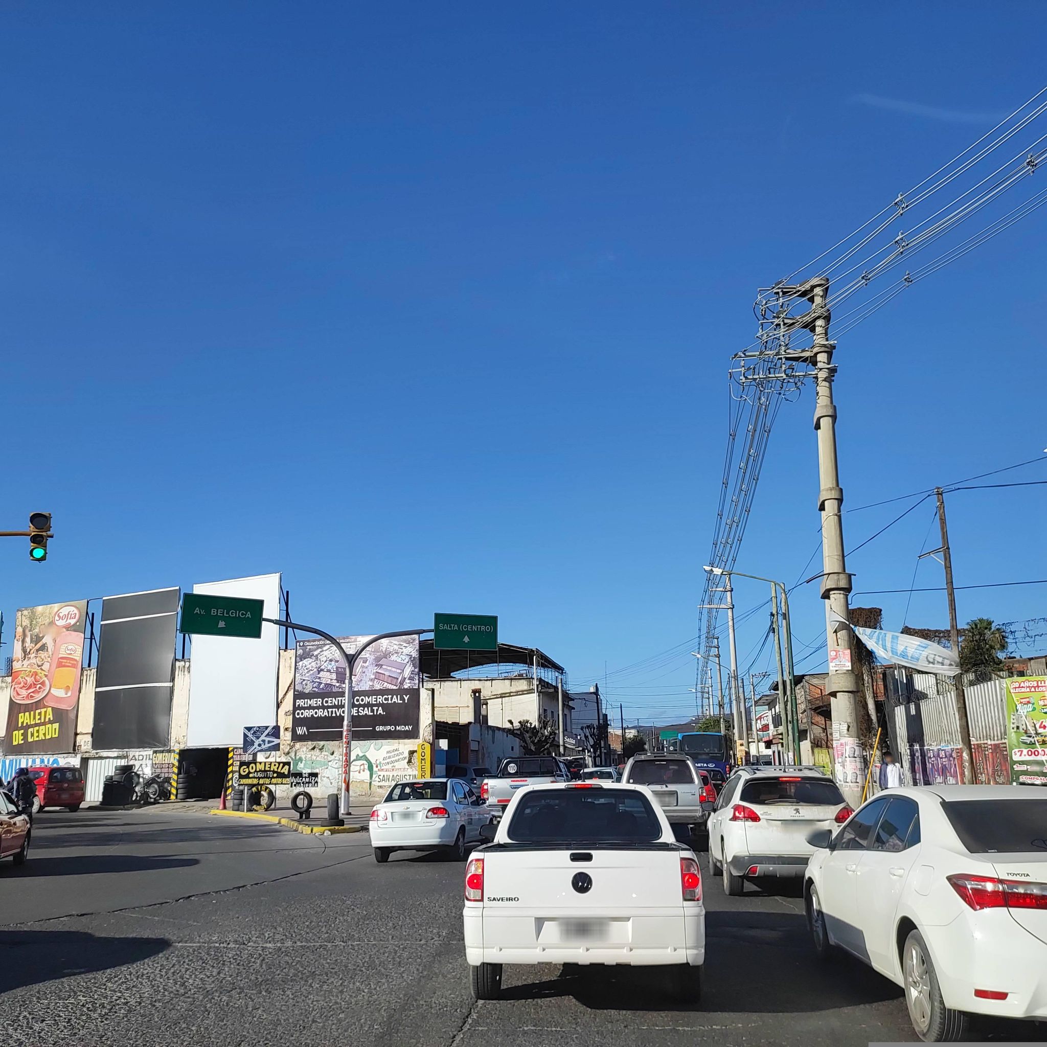 Street view of Salta