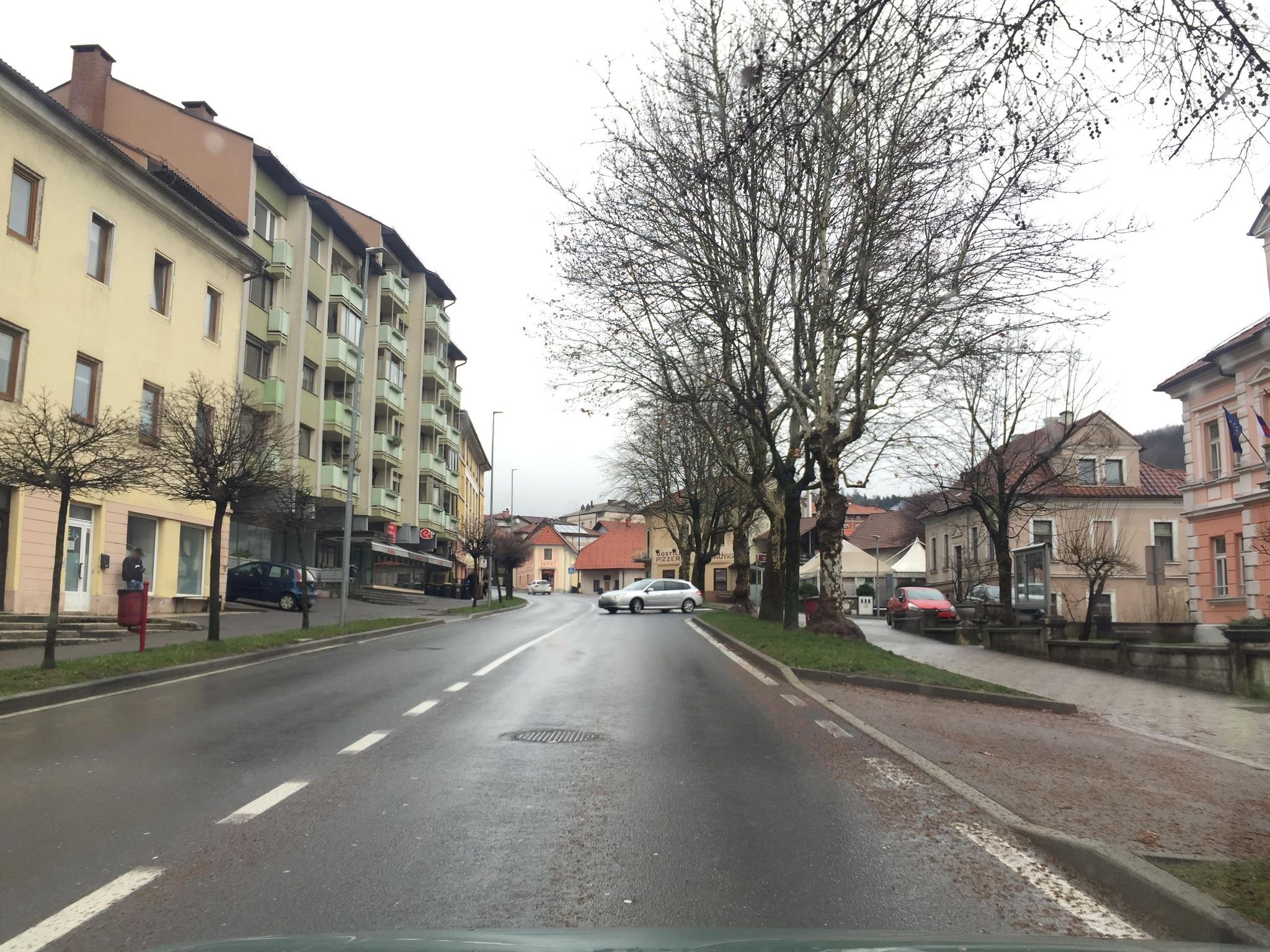 Street view of Postojna