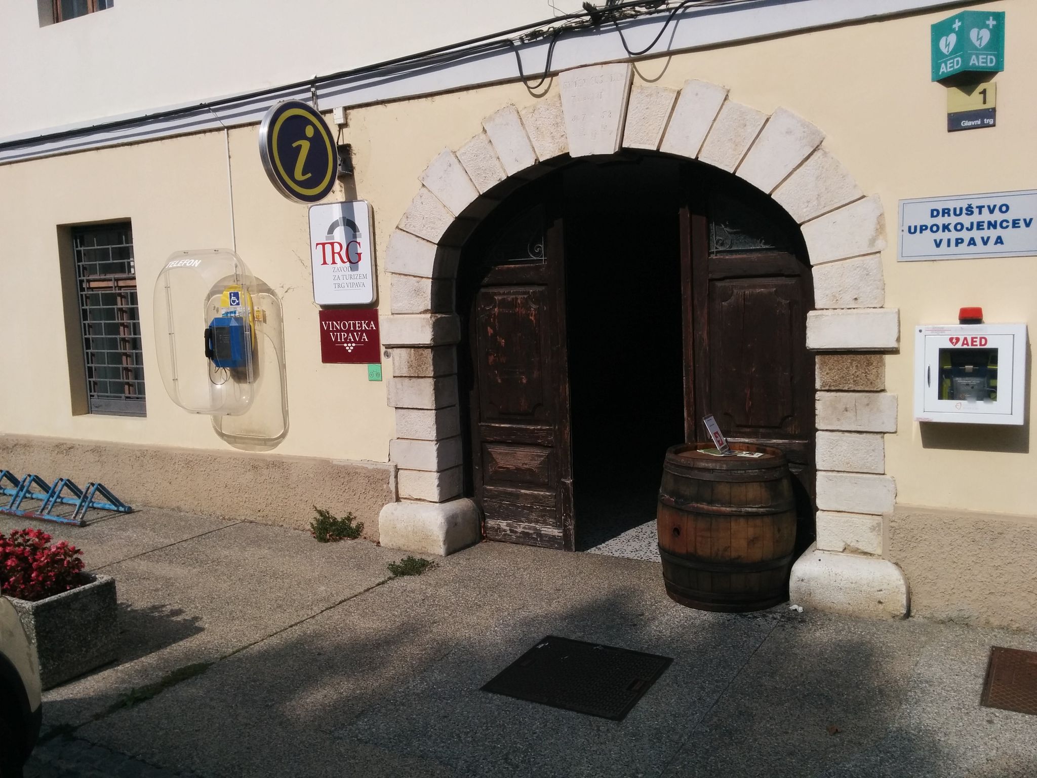 Street view of Vipava