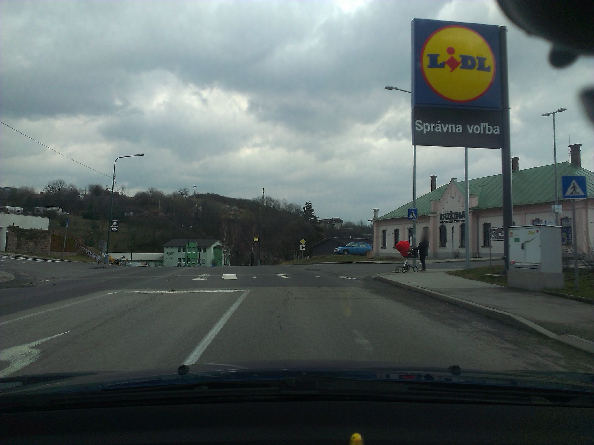 Street view of Banská Štiavnica