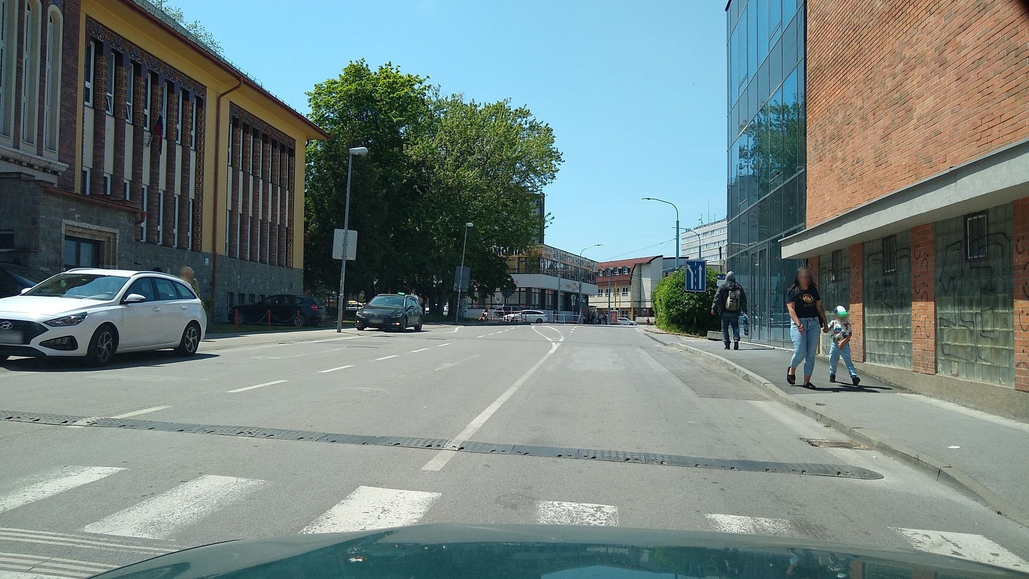 Street view of Žilina