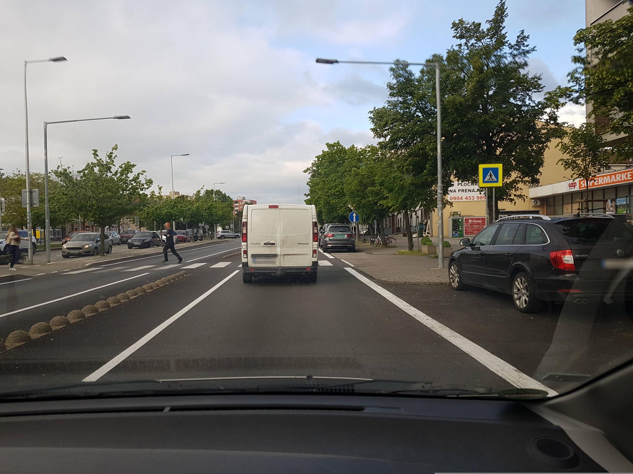 Street view of Senec