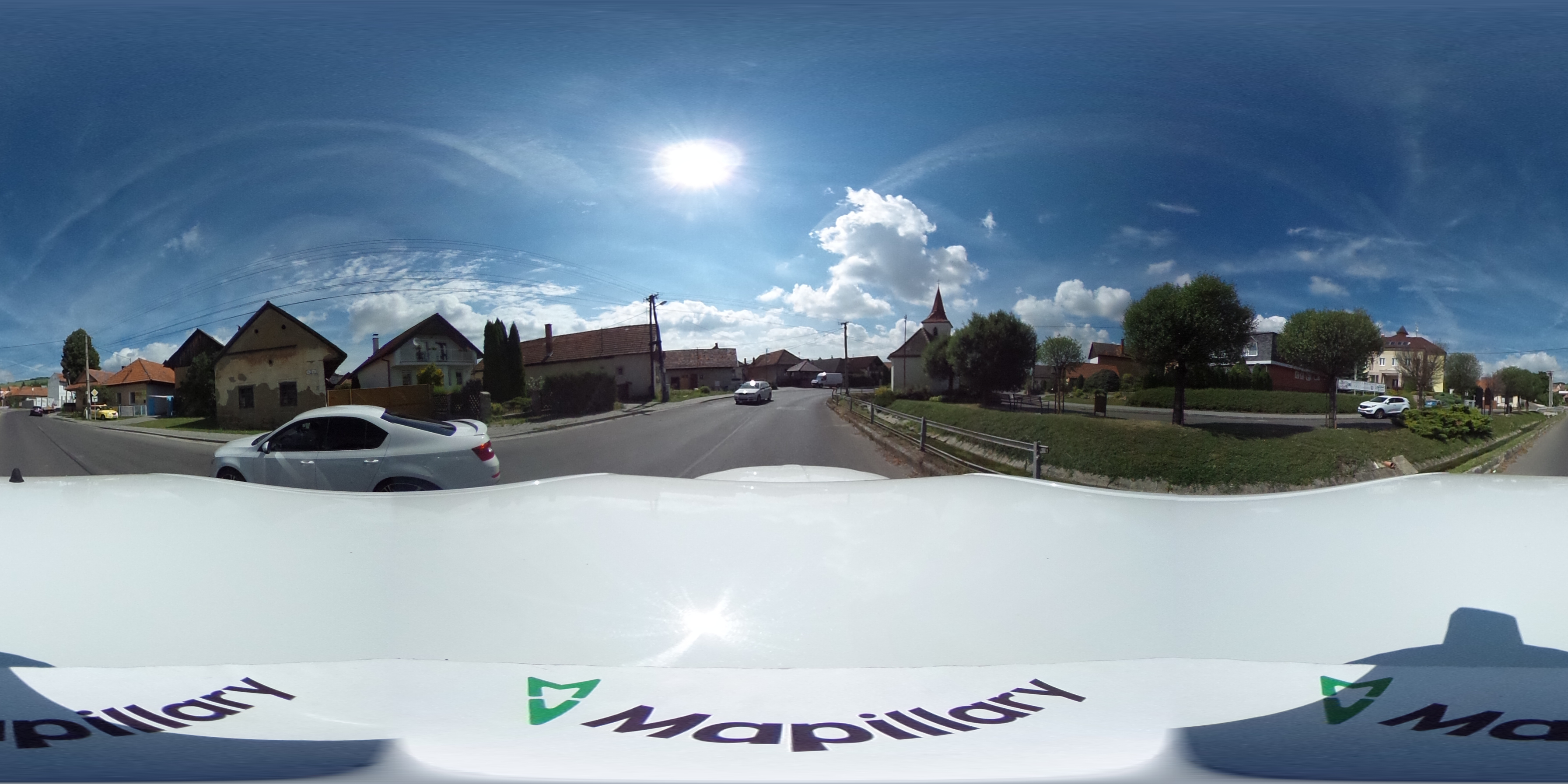 Street view of Opatovce nad Nitrou