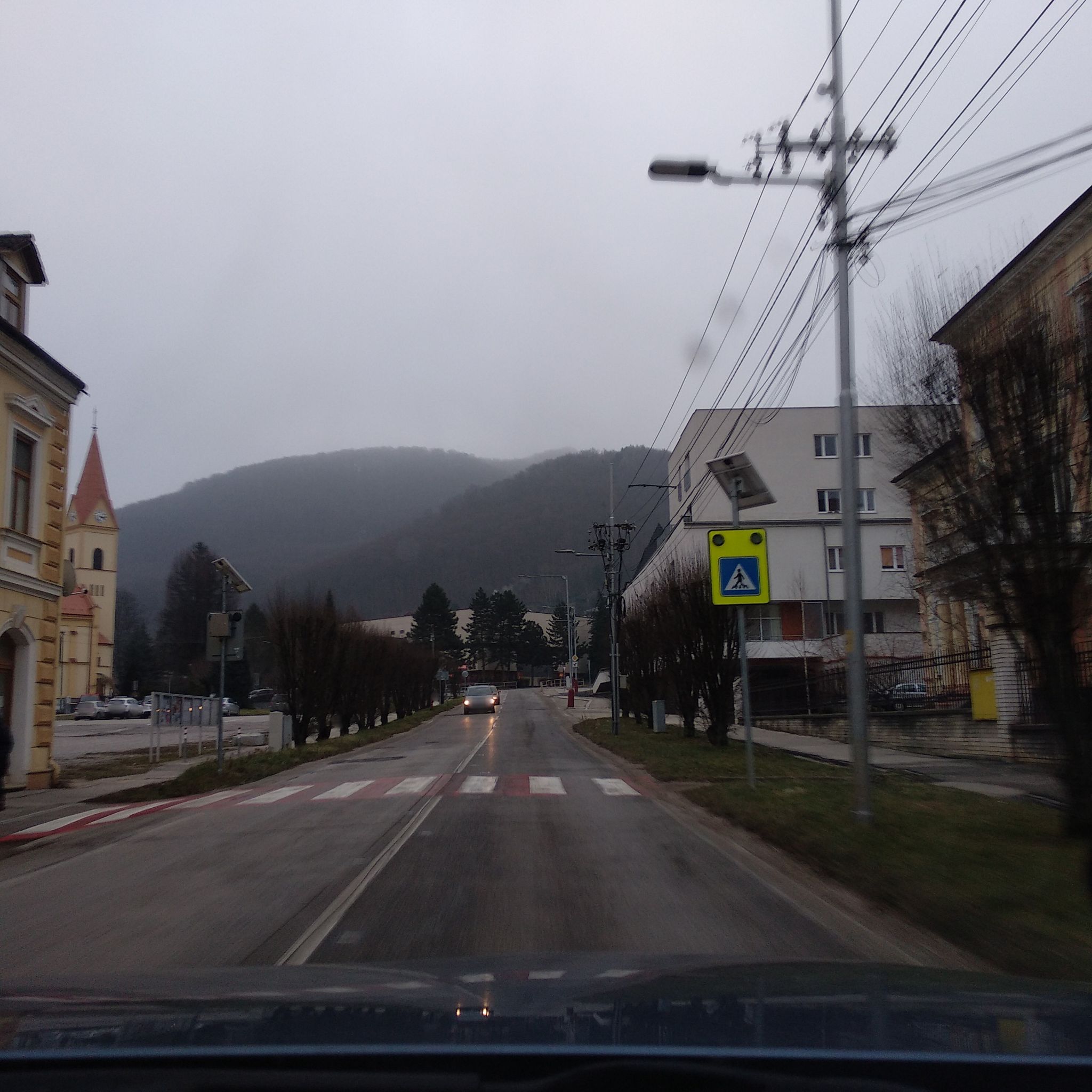 Street view of Trenčianske Teplice