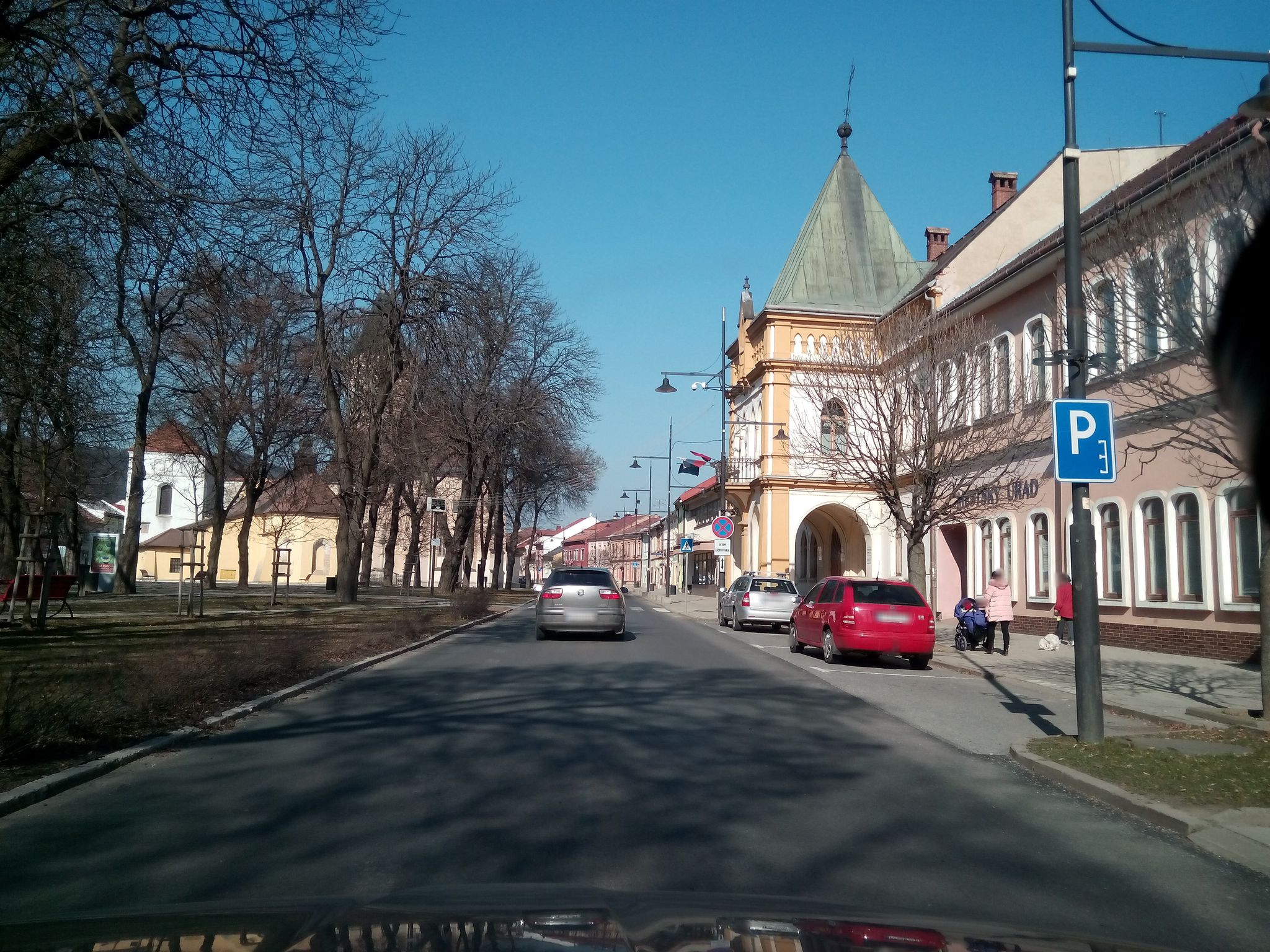 Street view of Sabinov