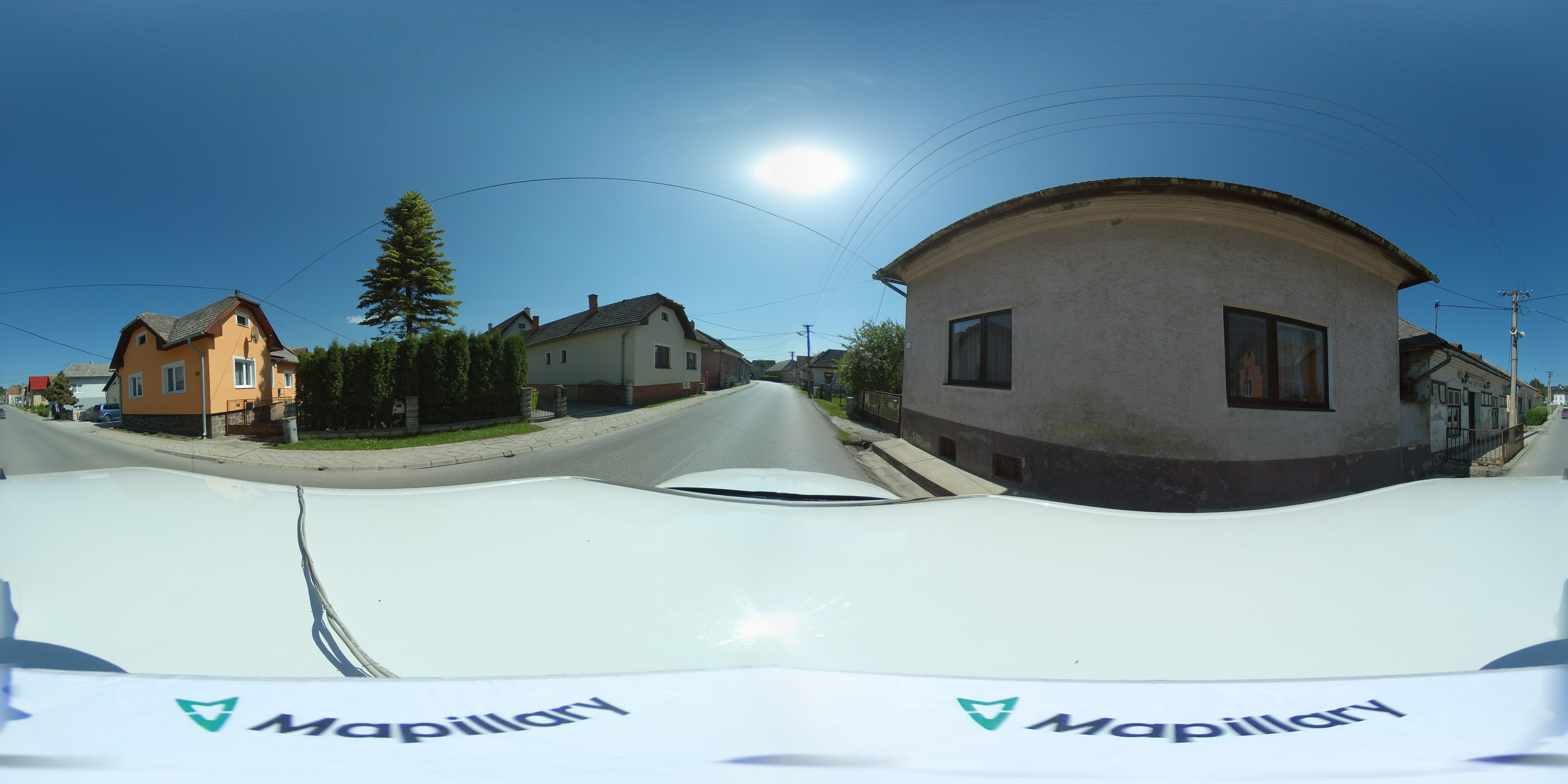 Street view of Mošovce