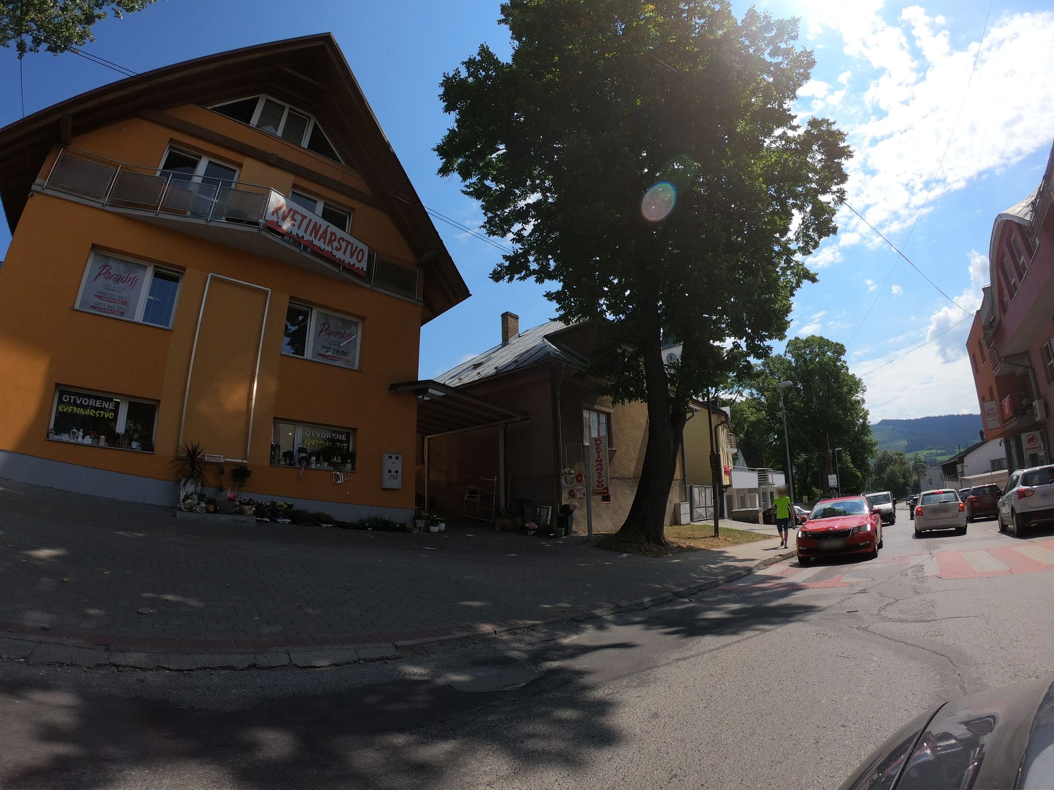 Street view of Námestovo