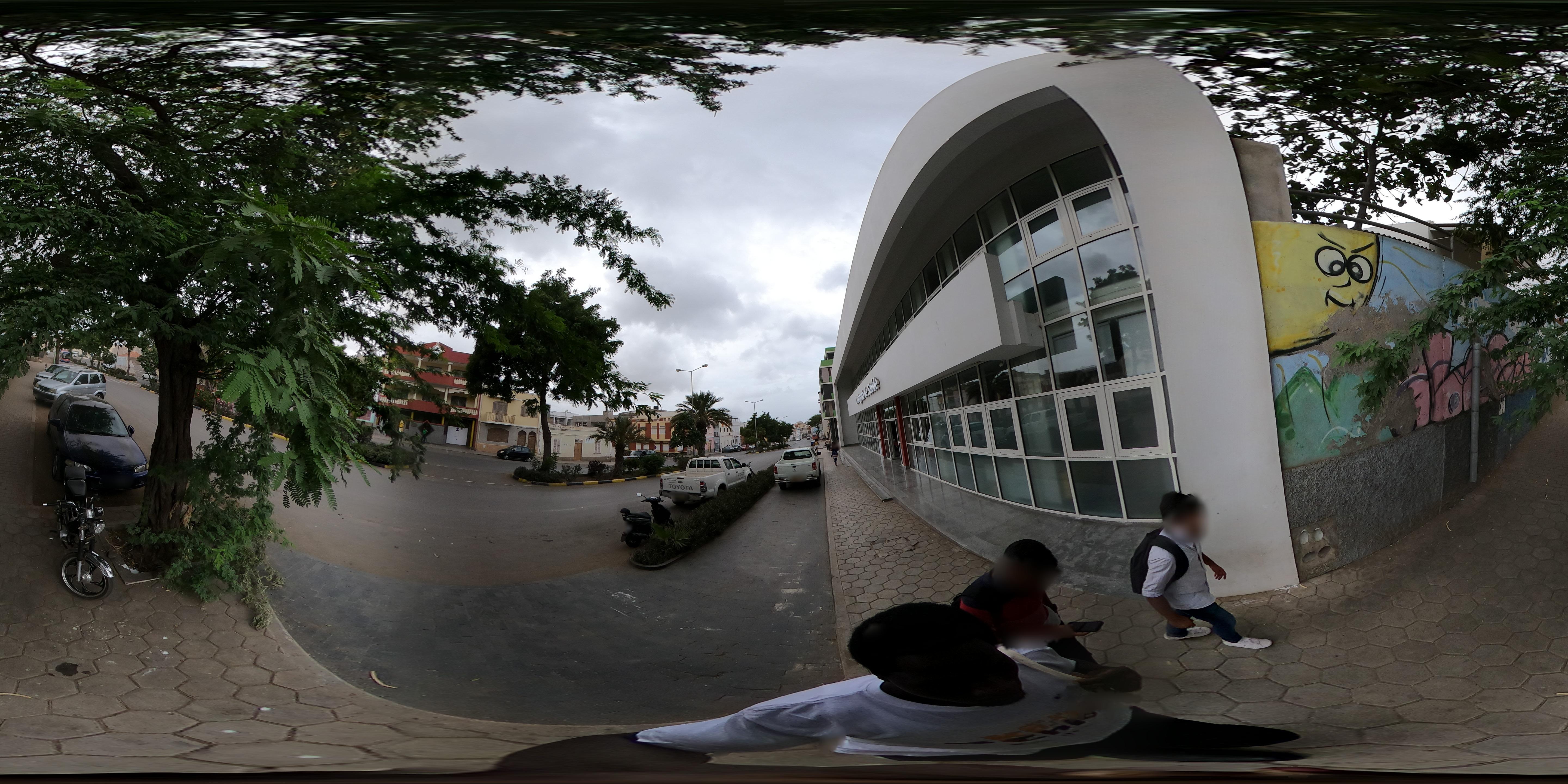 Street view of City Center of Mindelo