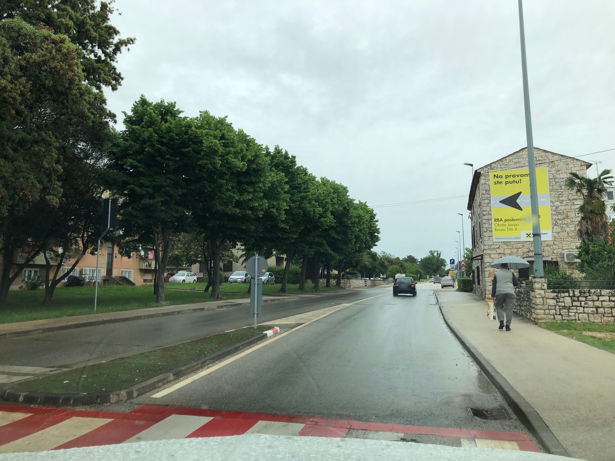 Street view of Umag
