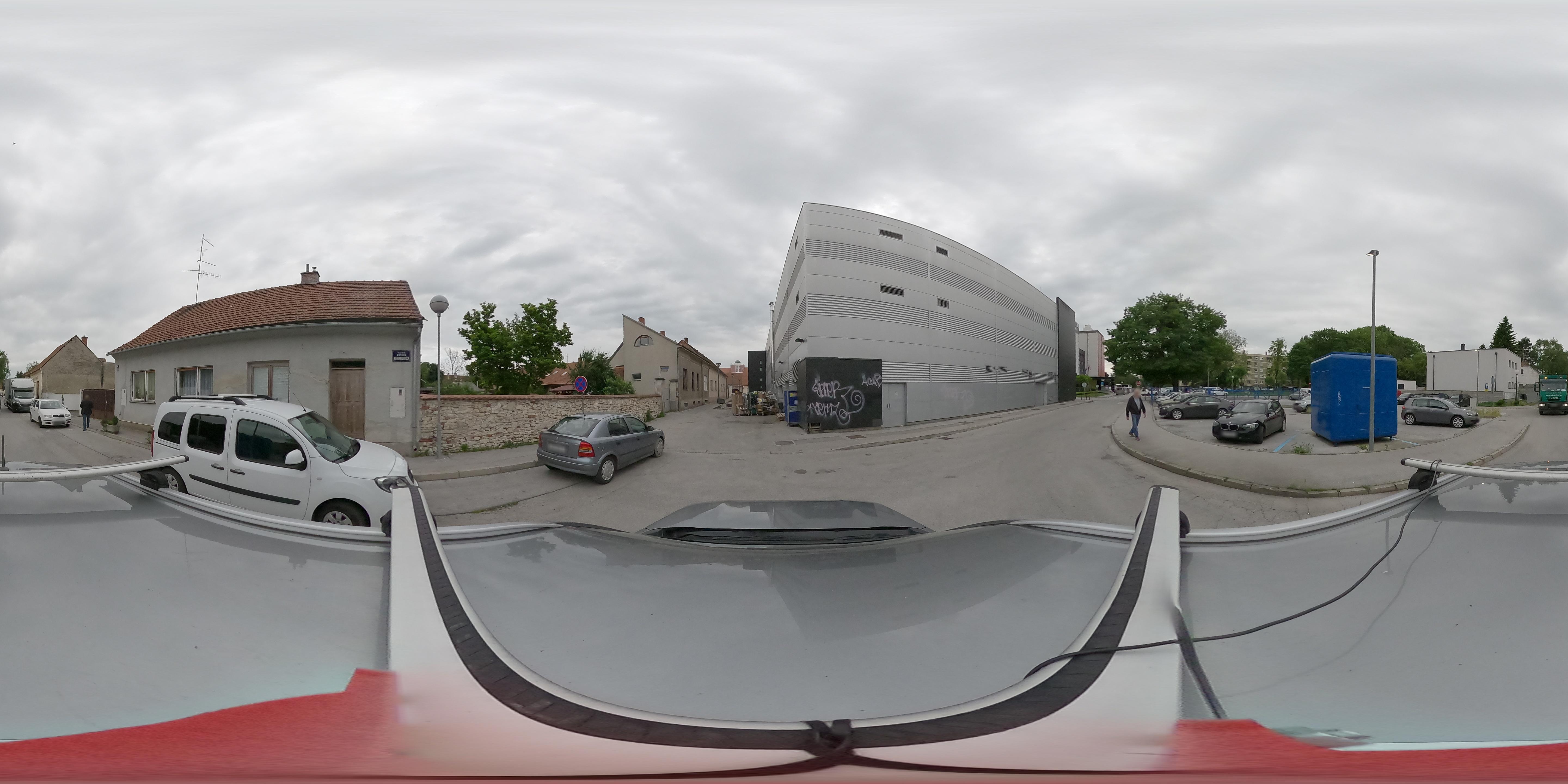 Street view of Varaždin