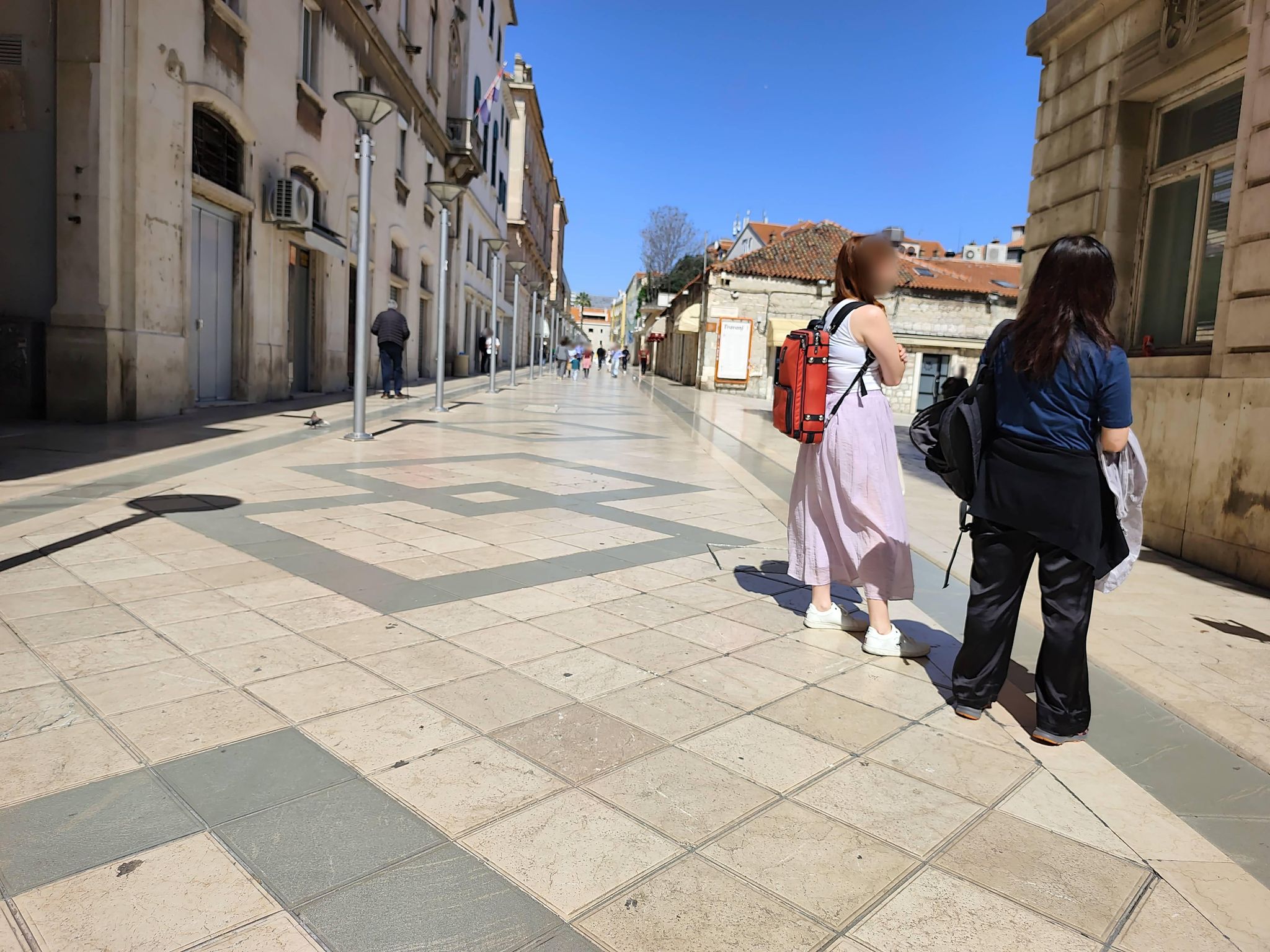 Street view of Split