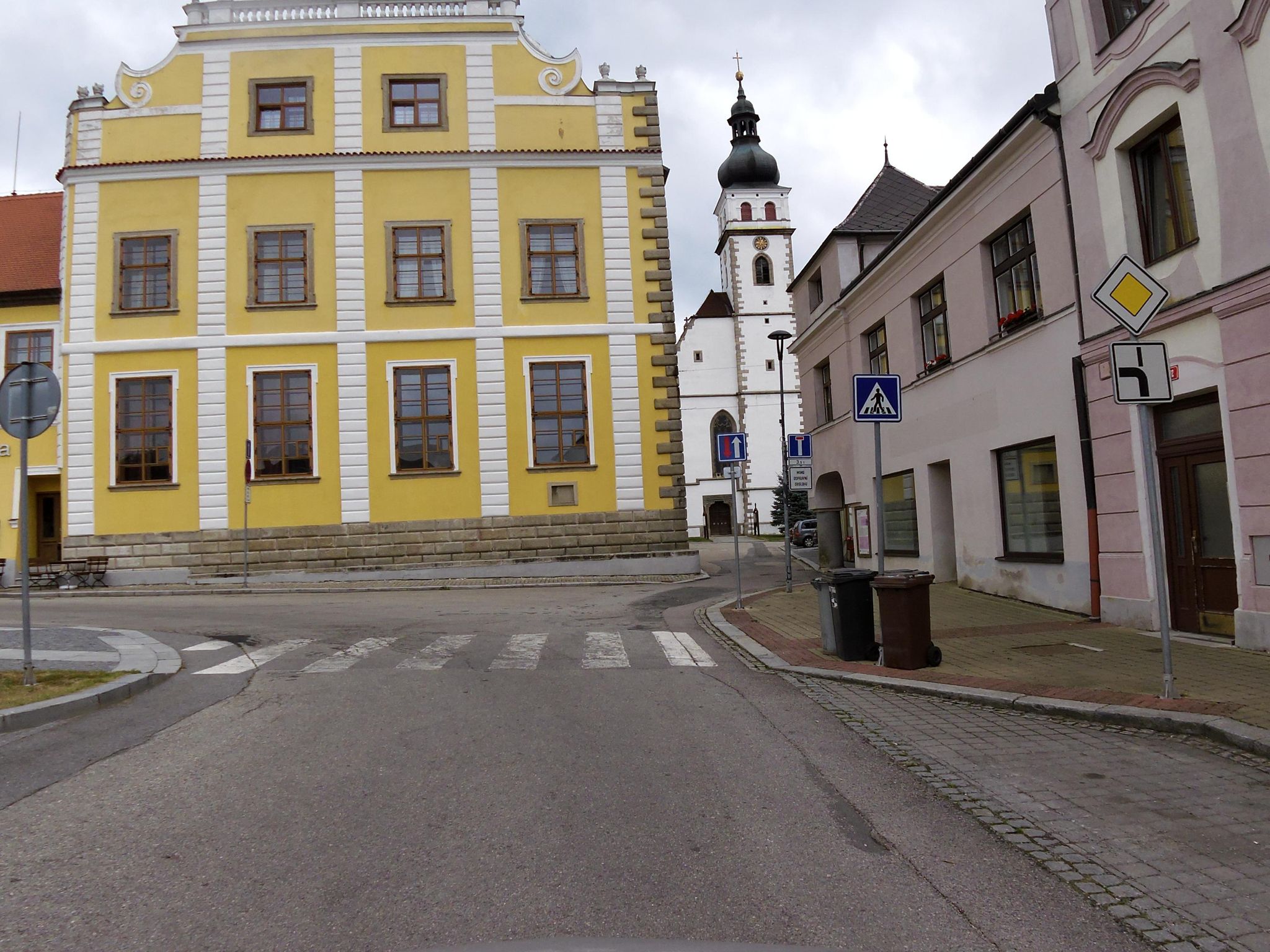 Street view of Nové Hrady