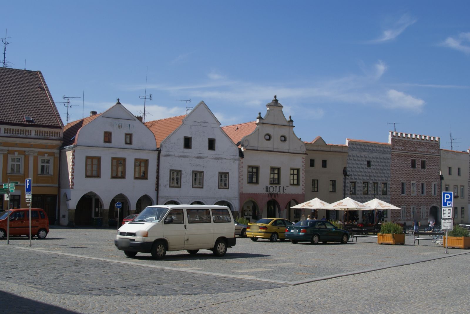 Street view of Slavonice