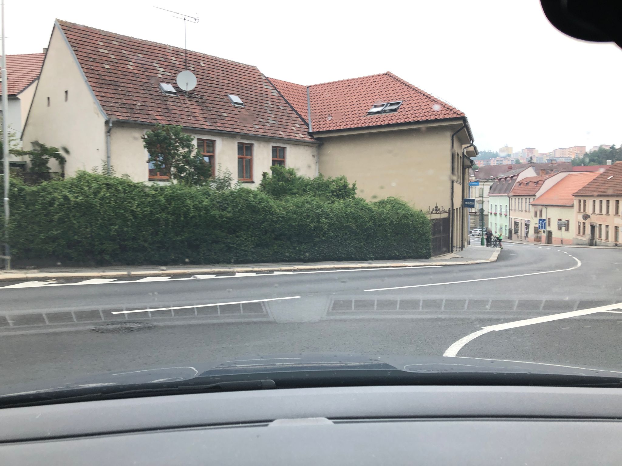 Street view of Třebíč