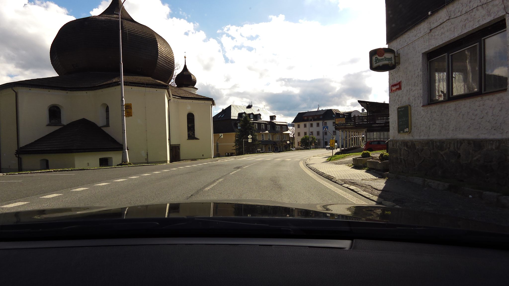 Street view of Železná Ruda