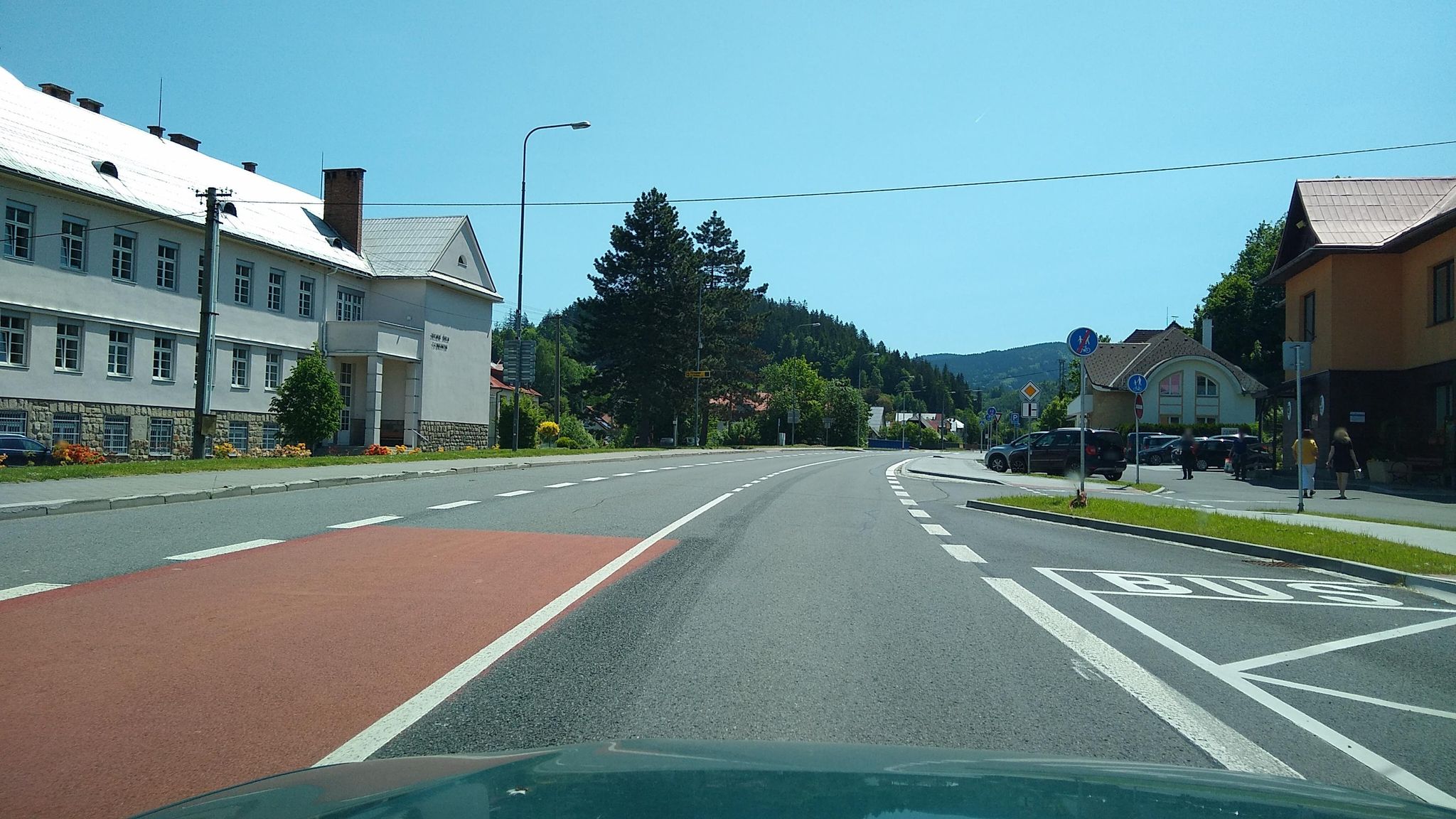 Street view of Horní Bečva
