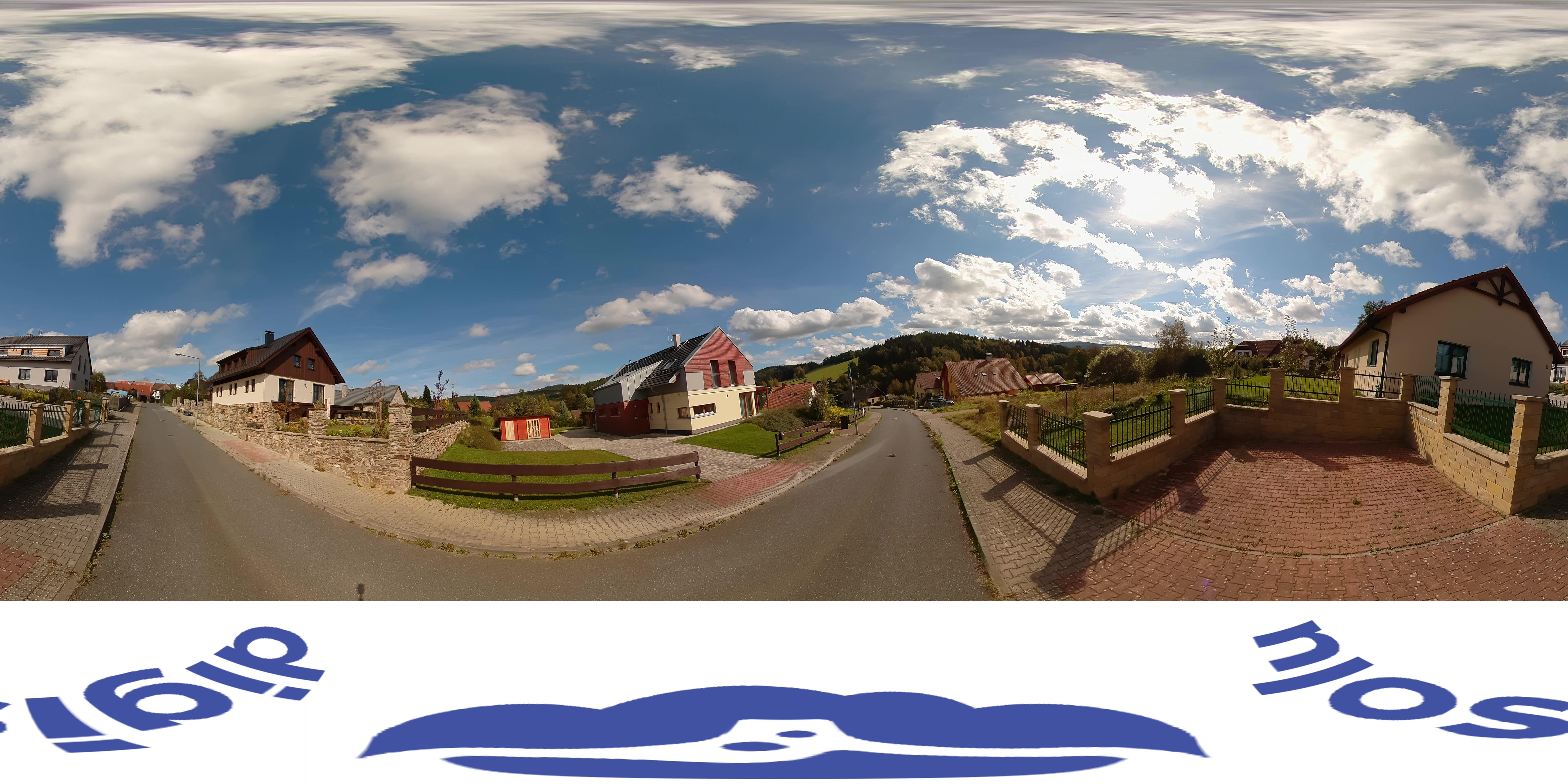 Street view of Kašperské Hory