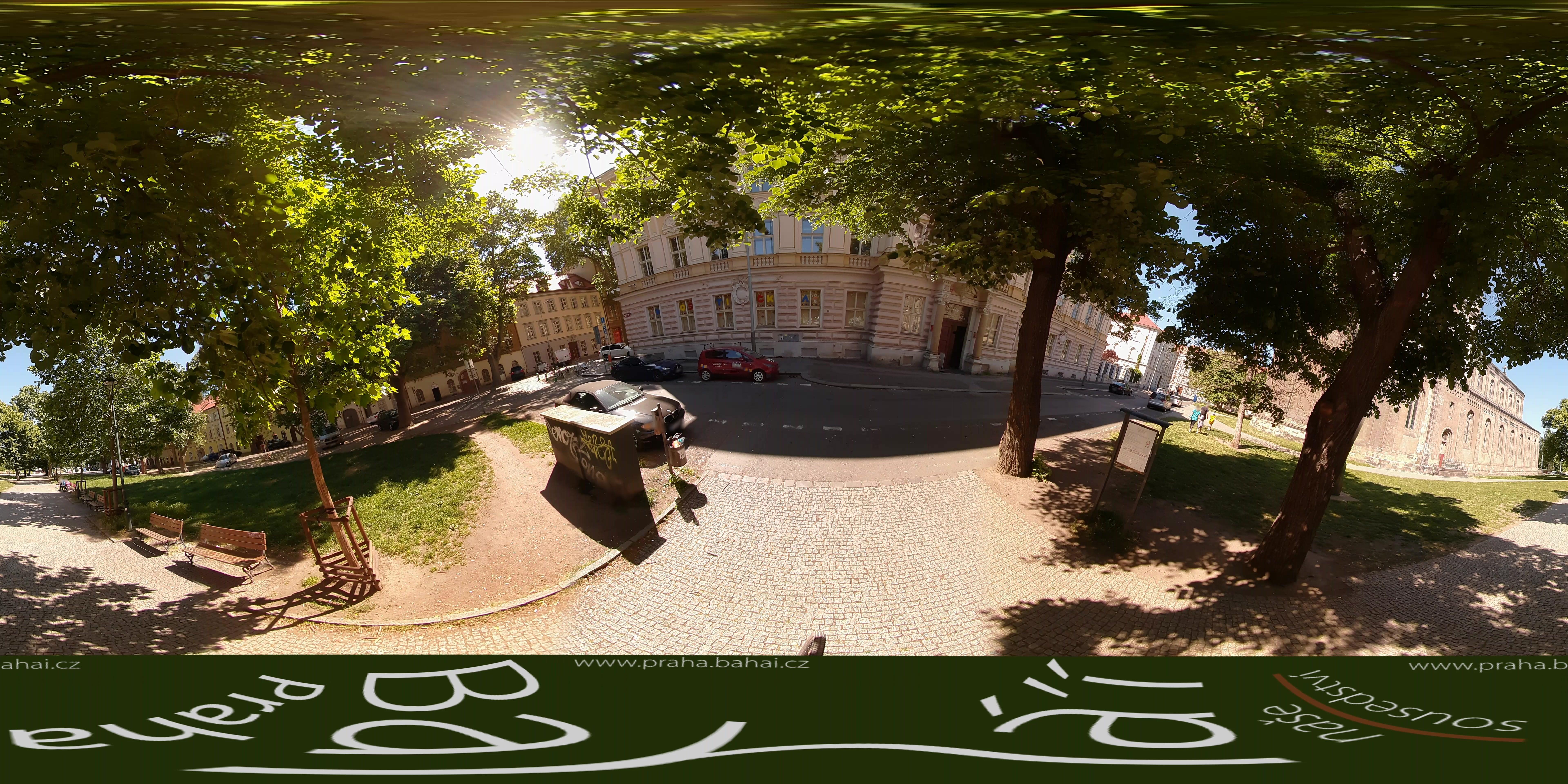 Street view of Karlín
