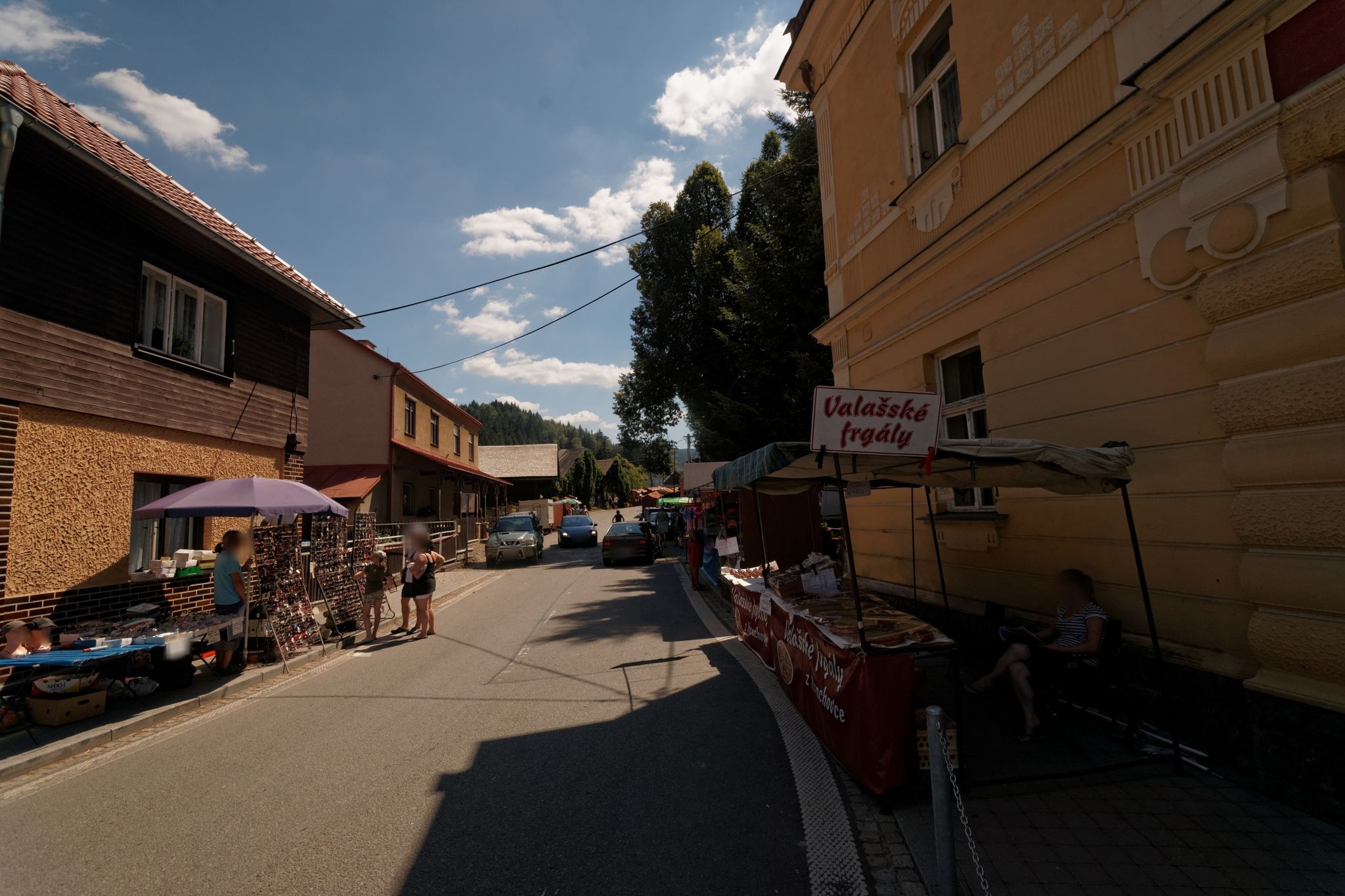 Street view of Velké Karlovice