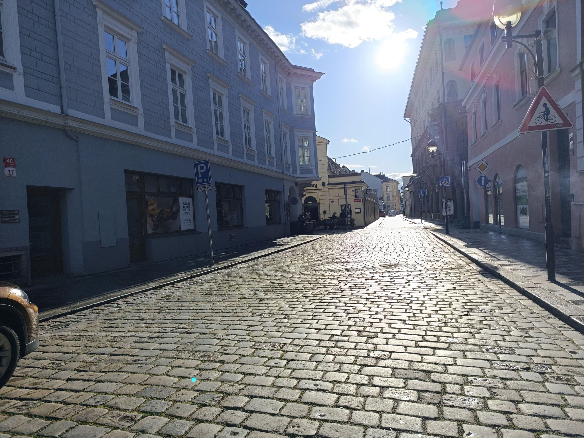 Street view of České Budějovice