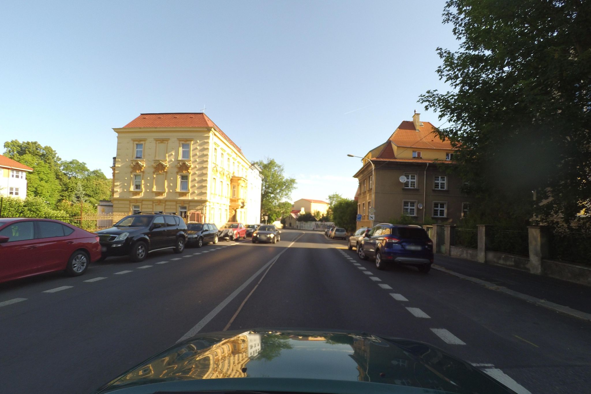 Street view of Cheb