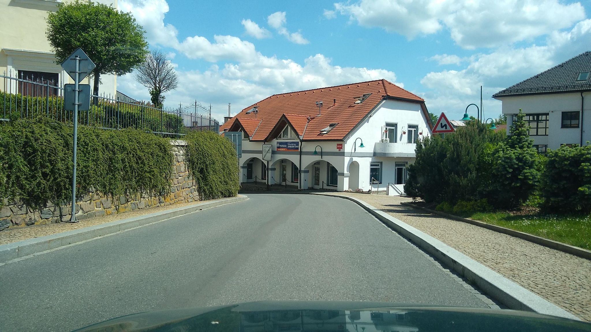 Street view of Bystřice nad Pernštejnem