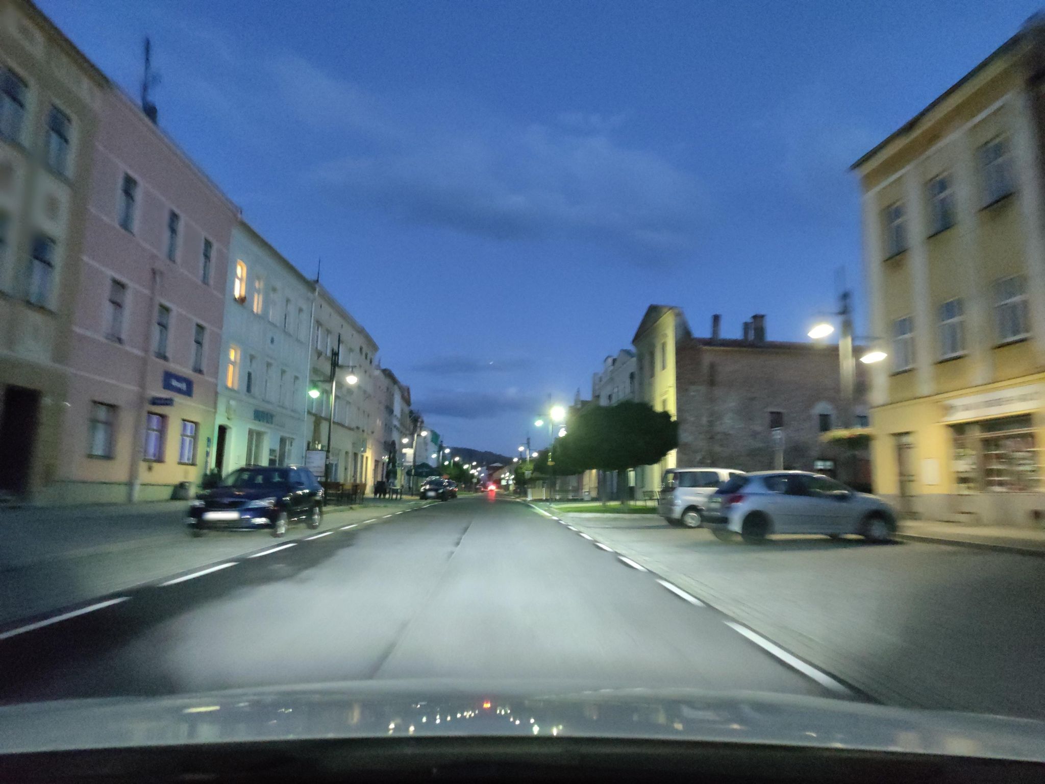 Street view of Zlaté Hory