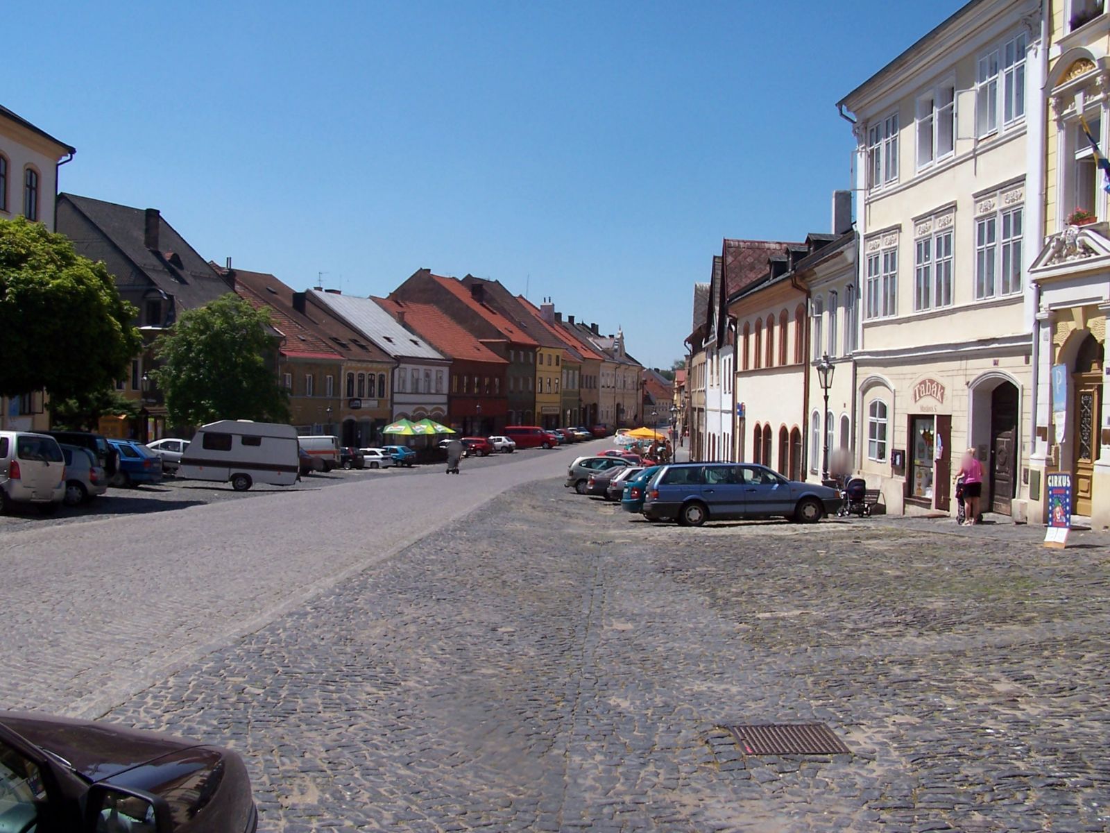 Street view of Úštěk