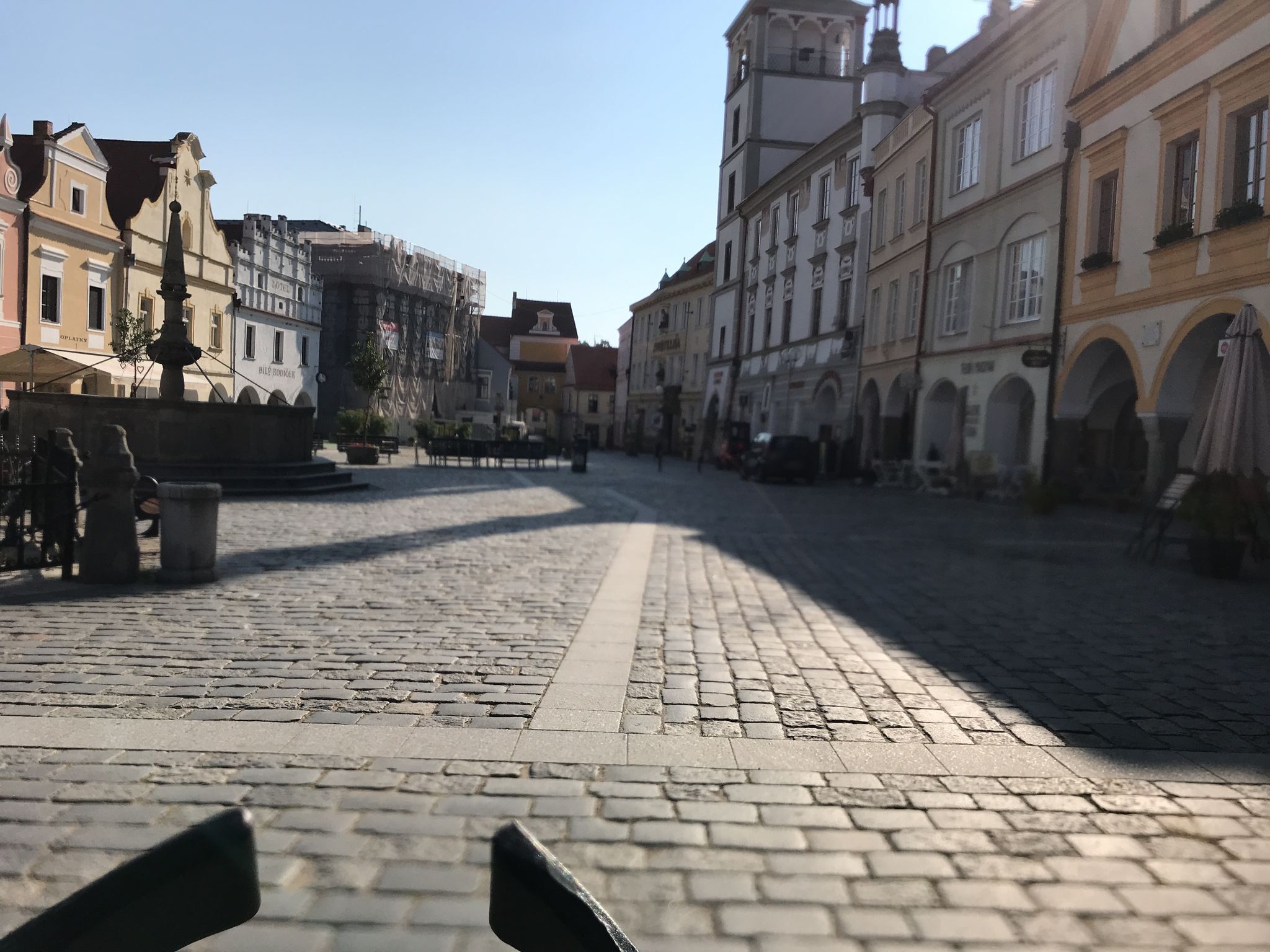 Street view of Třeboň