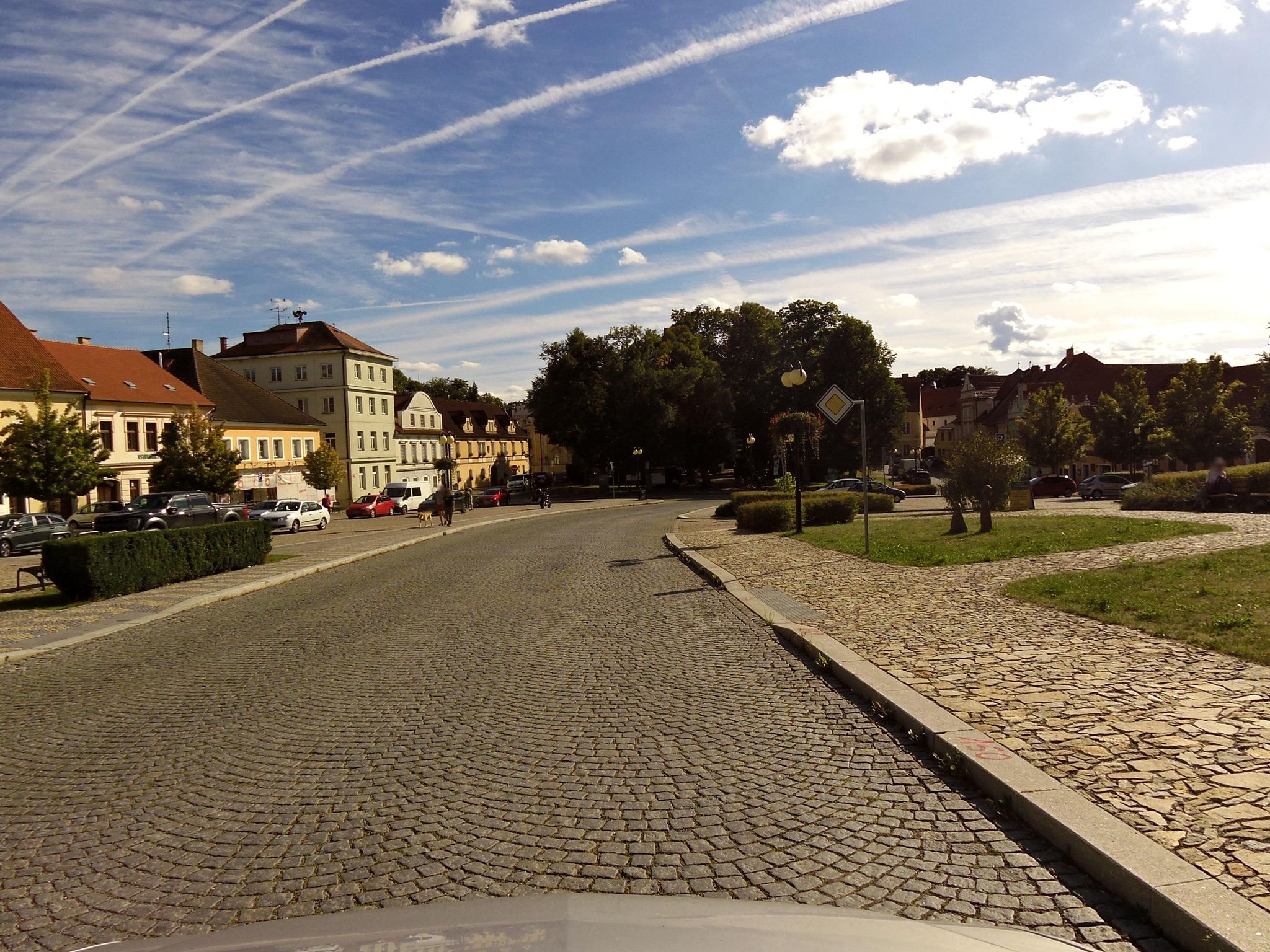 Street view of Bechyně