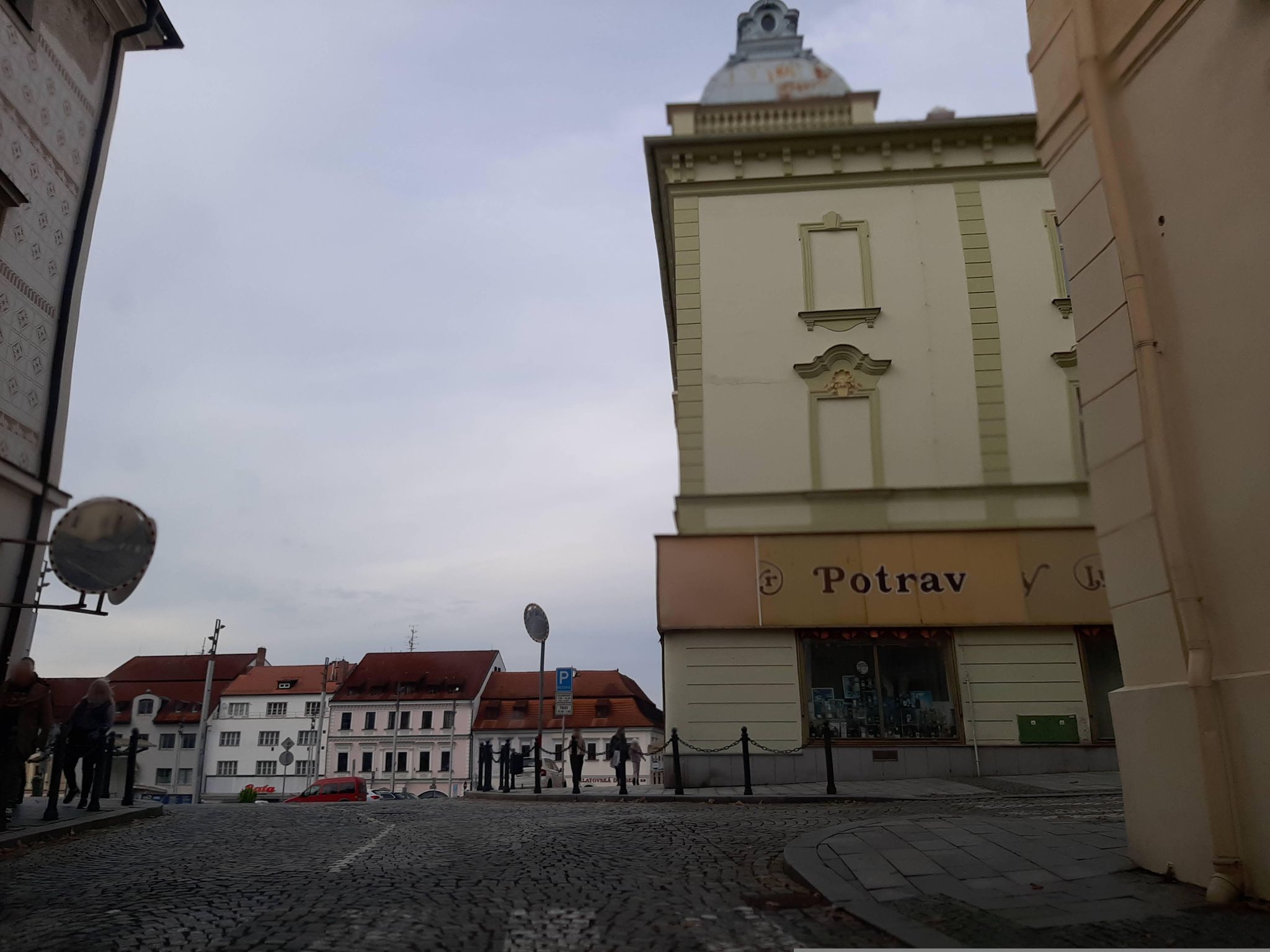 Street view of Klatovy