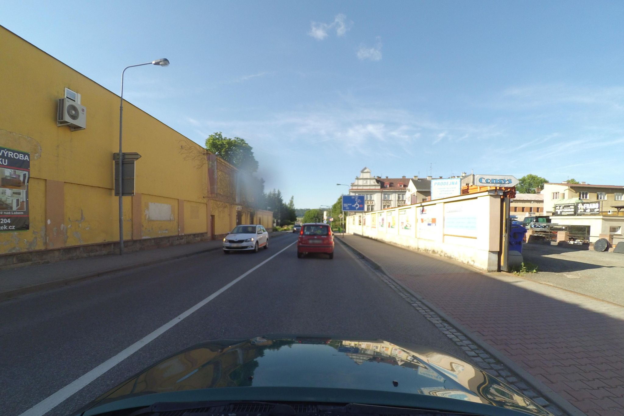 Street view of Dvůr Králové nad Labem