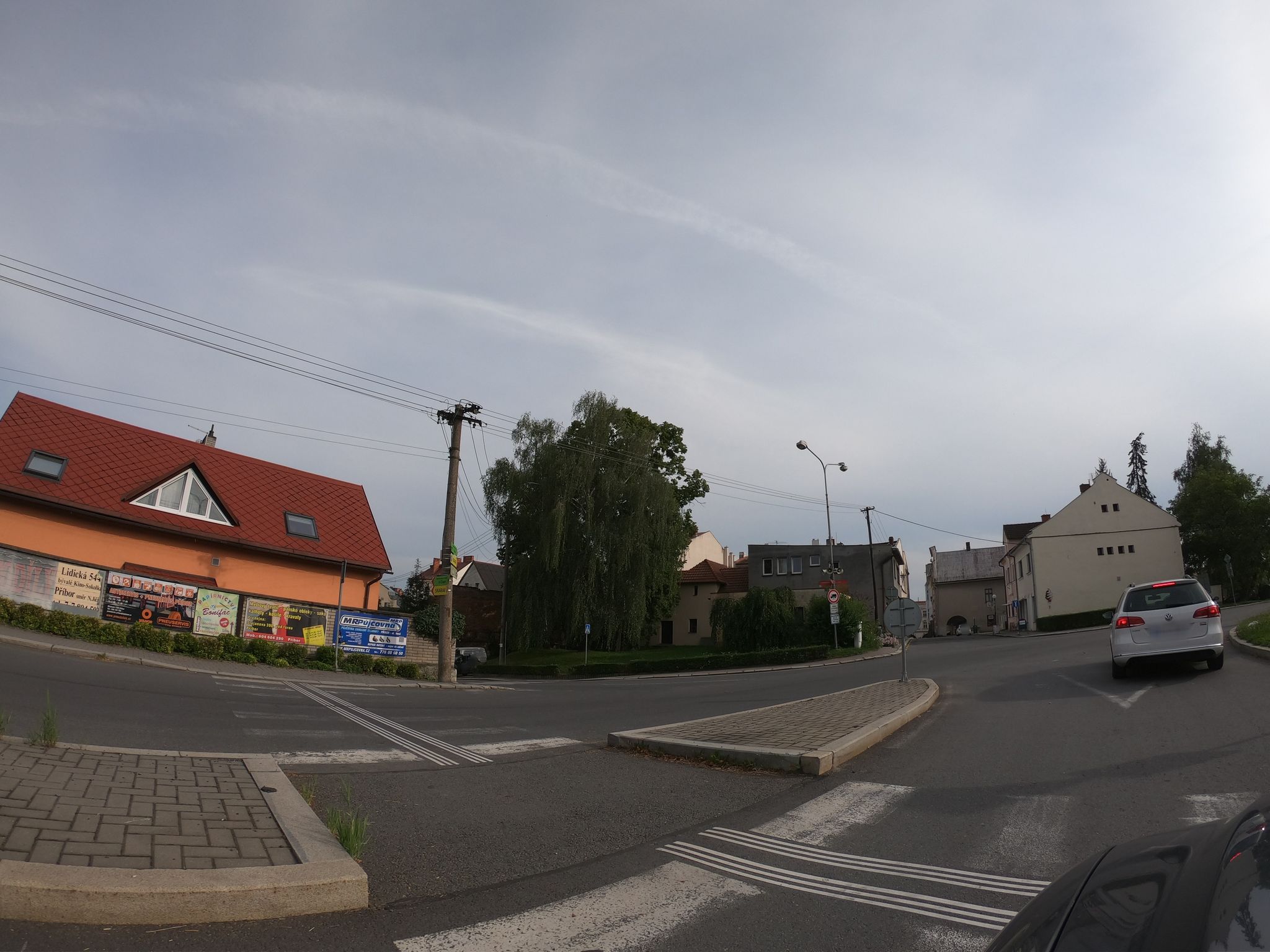 Street view of Příbor