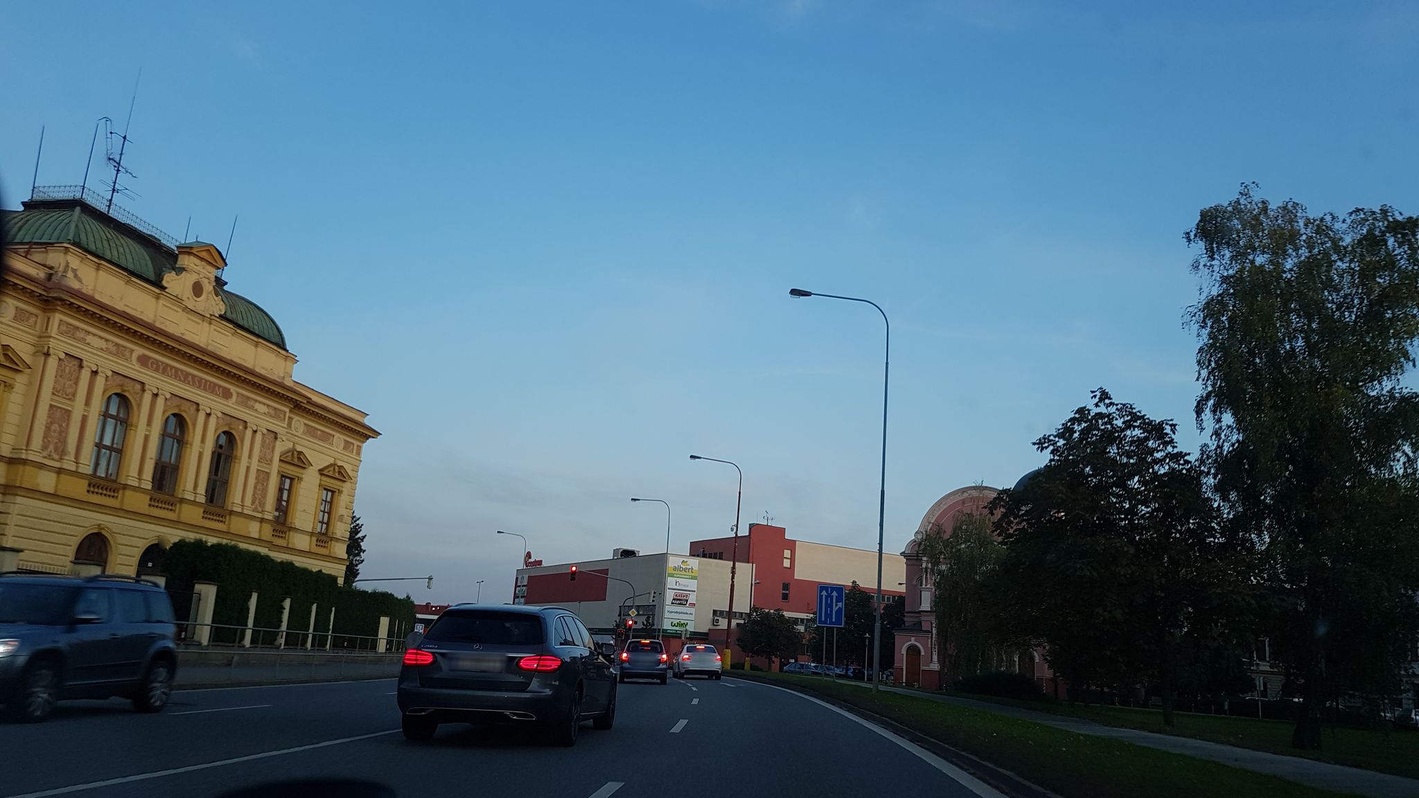 Street view of Uherské Hradiště