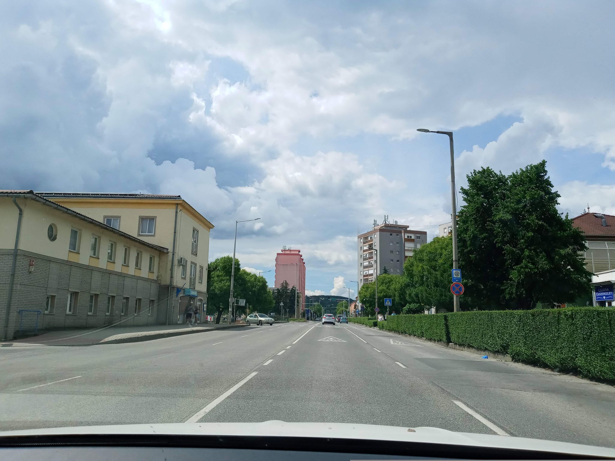 Street view of Komló