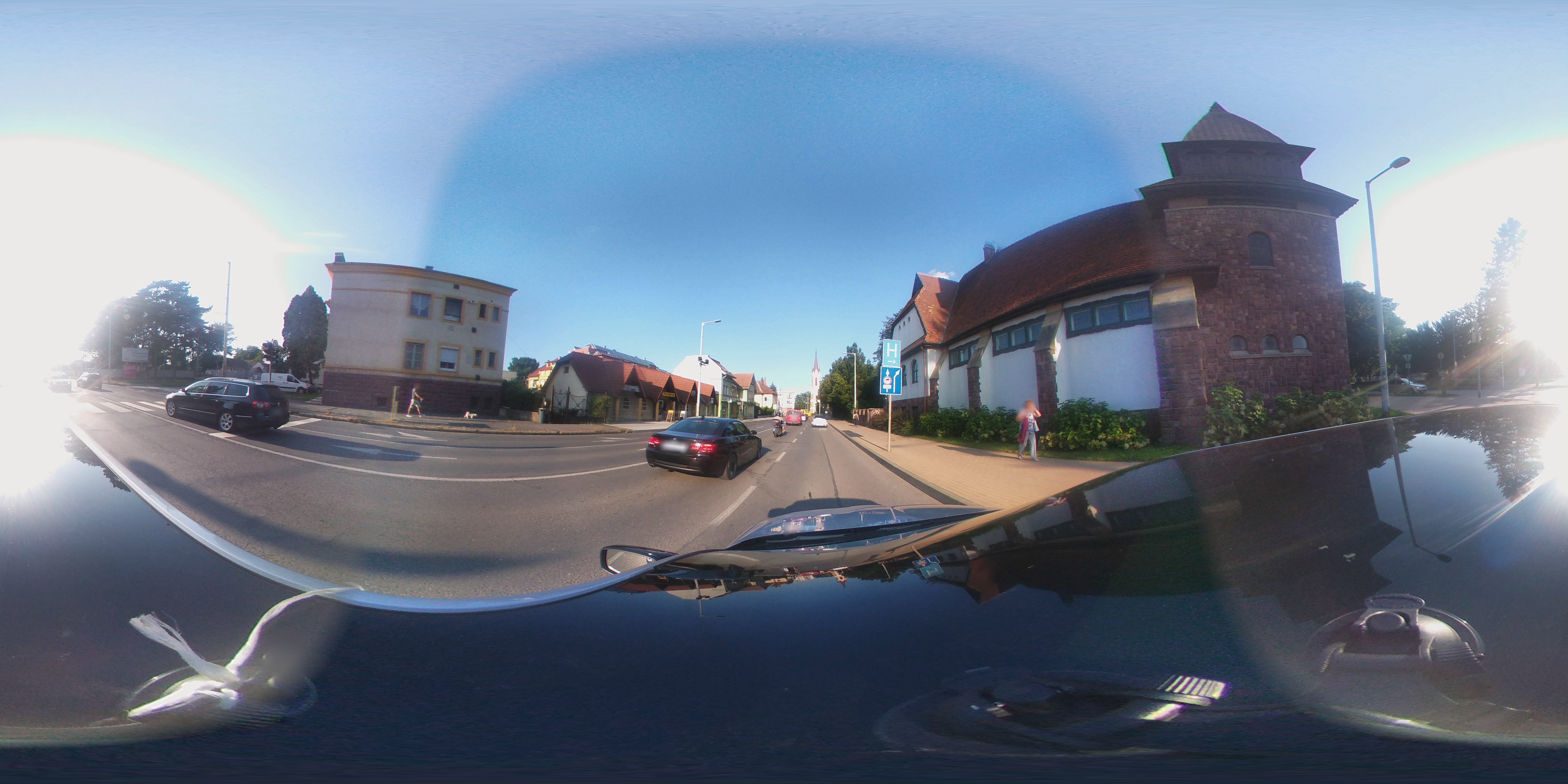 Street view of Zalaegerszeg