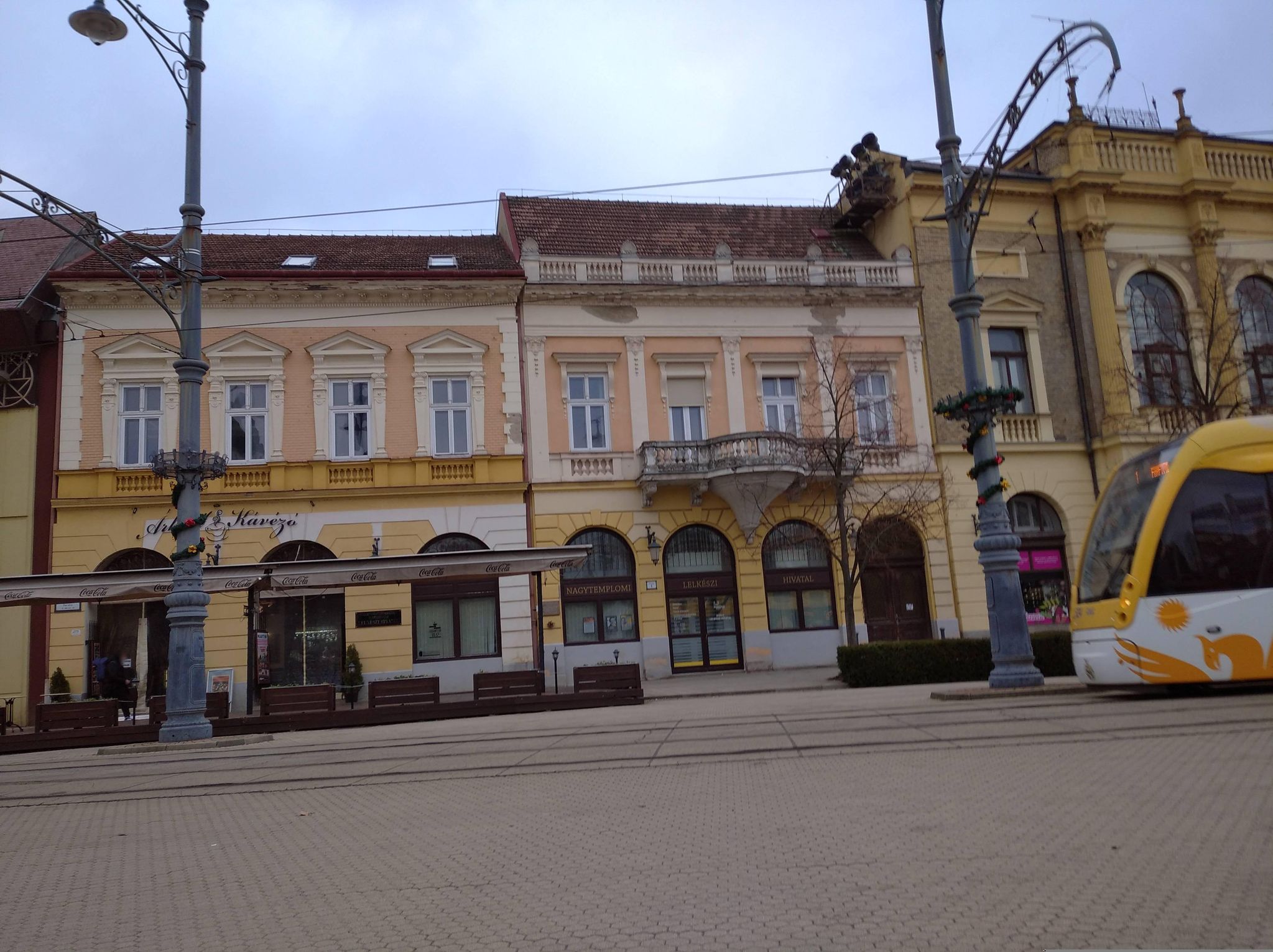 Street view of Debrecen