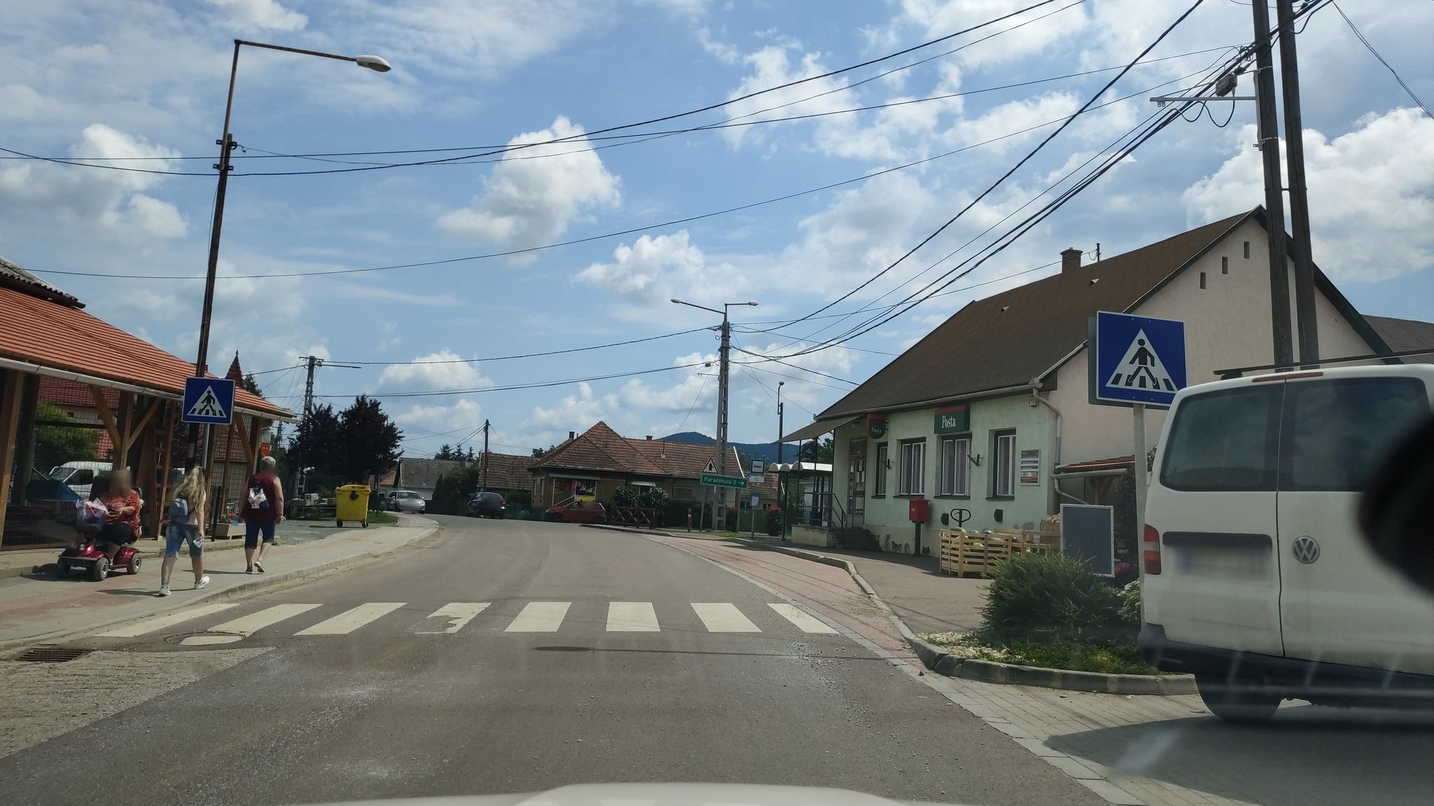 Street view of Parád