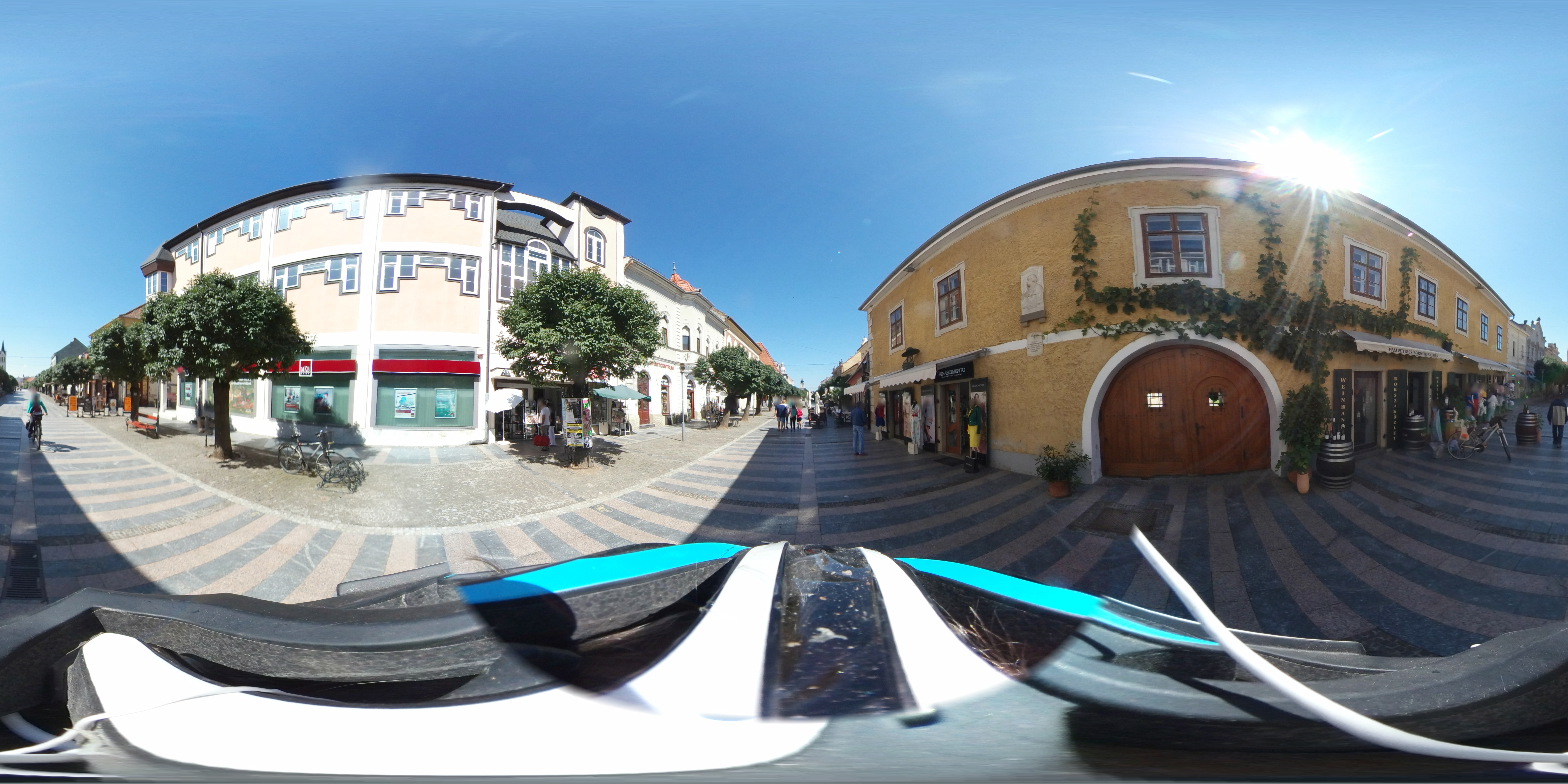 Street view of Keszthely
