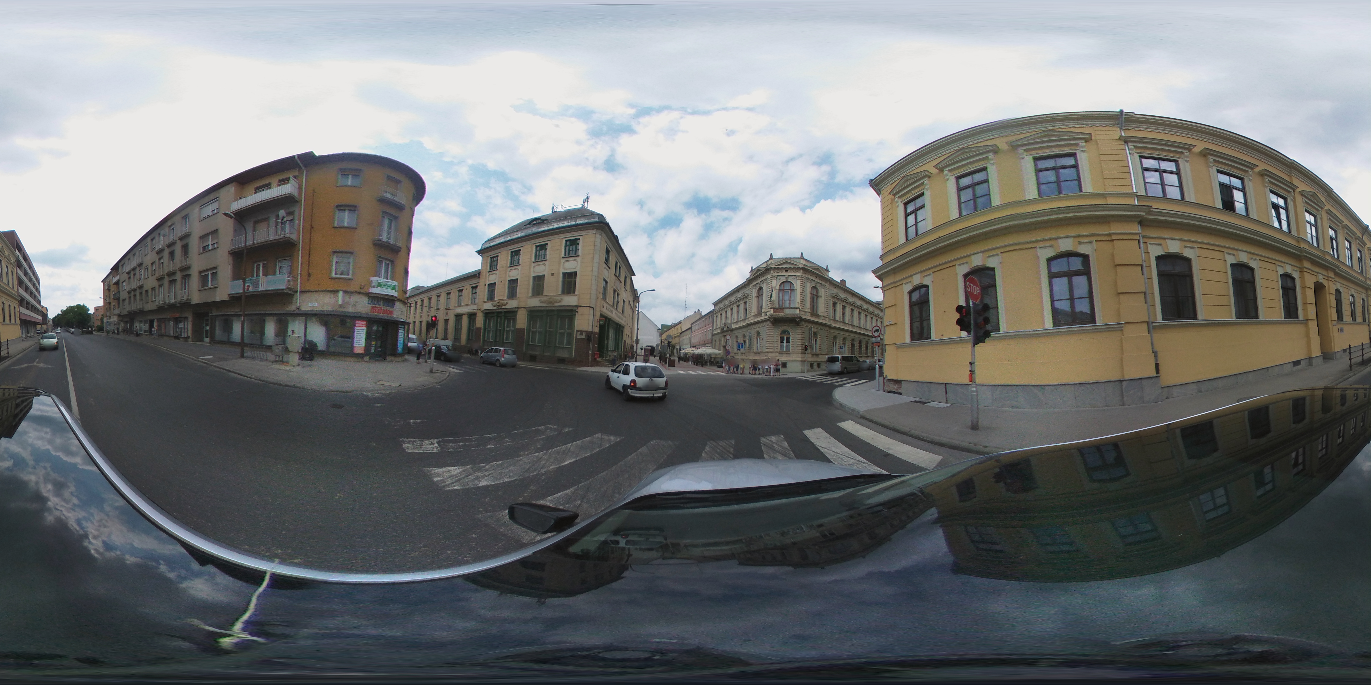 Street view of Nagykanizsa