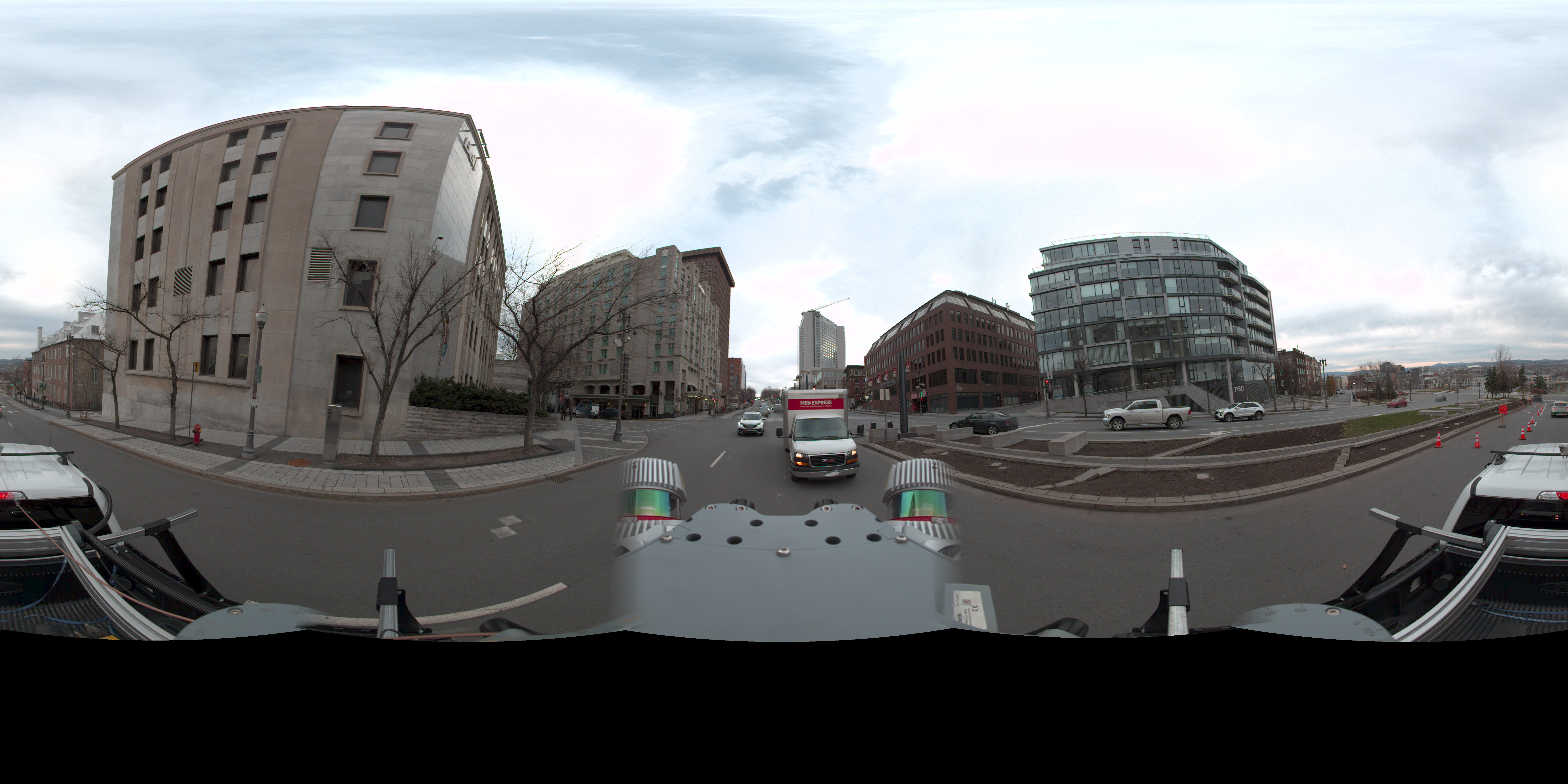 Street view of Québec