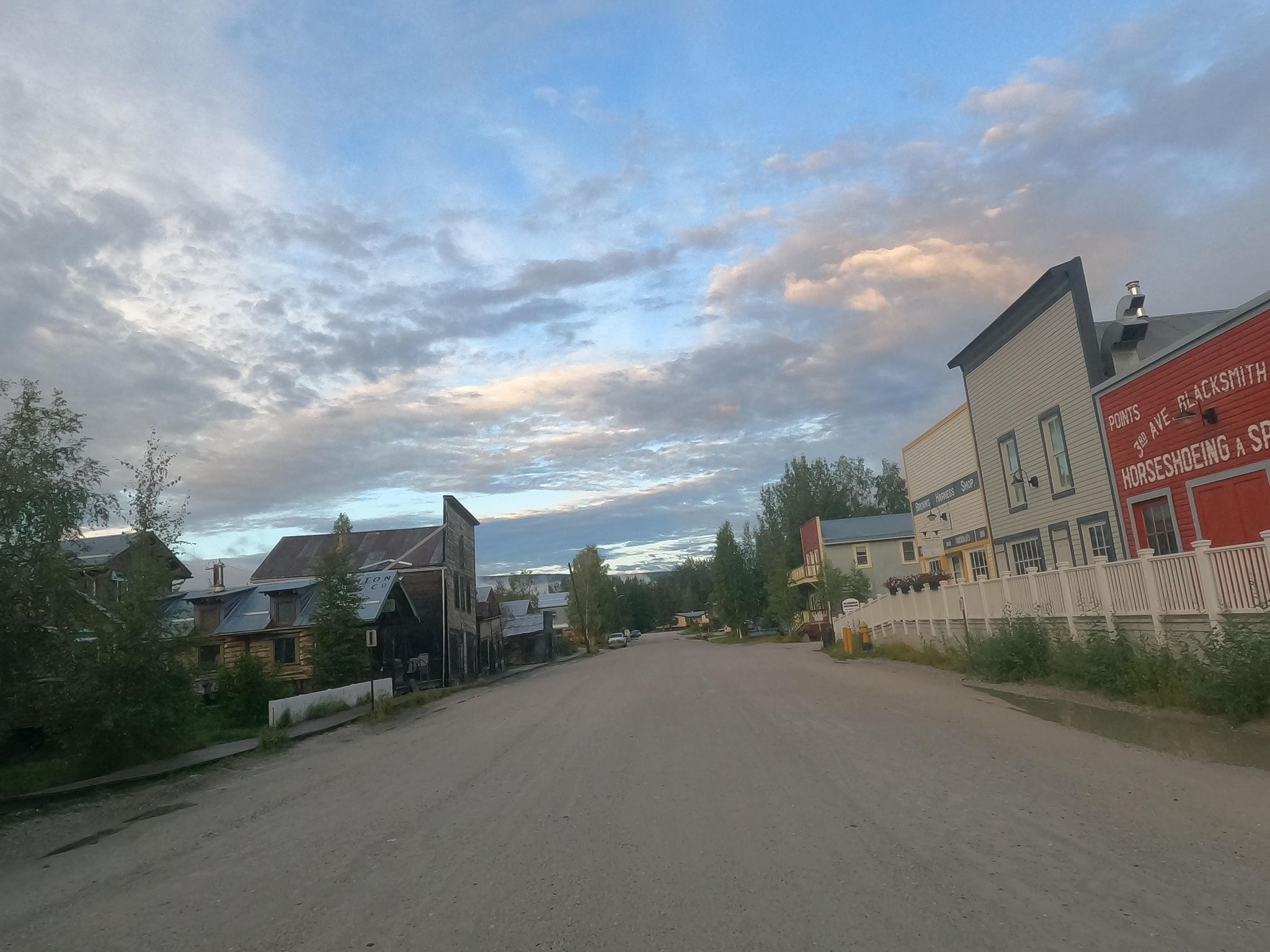 Street view of Dawson City