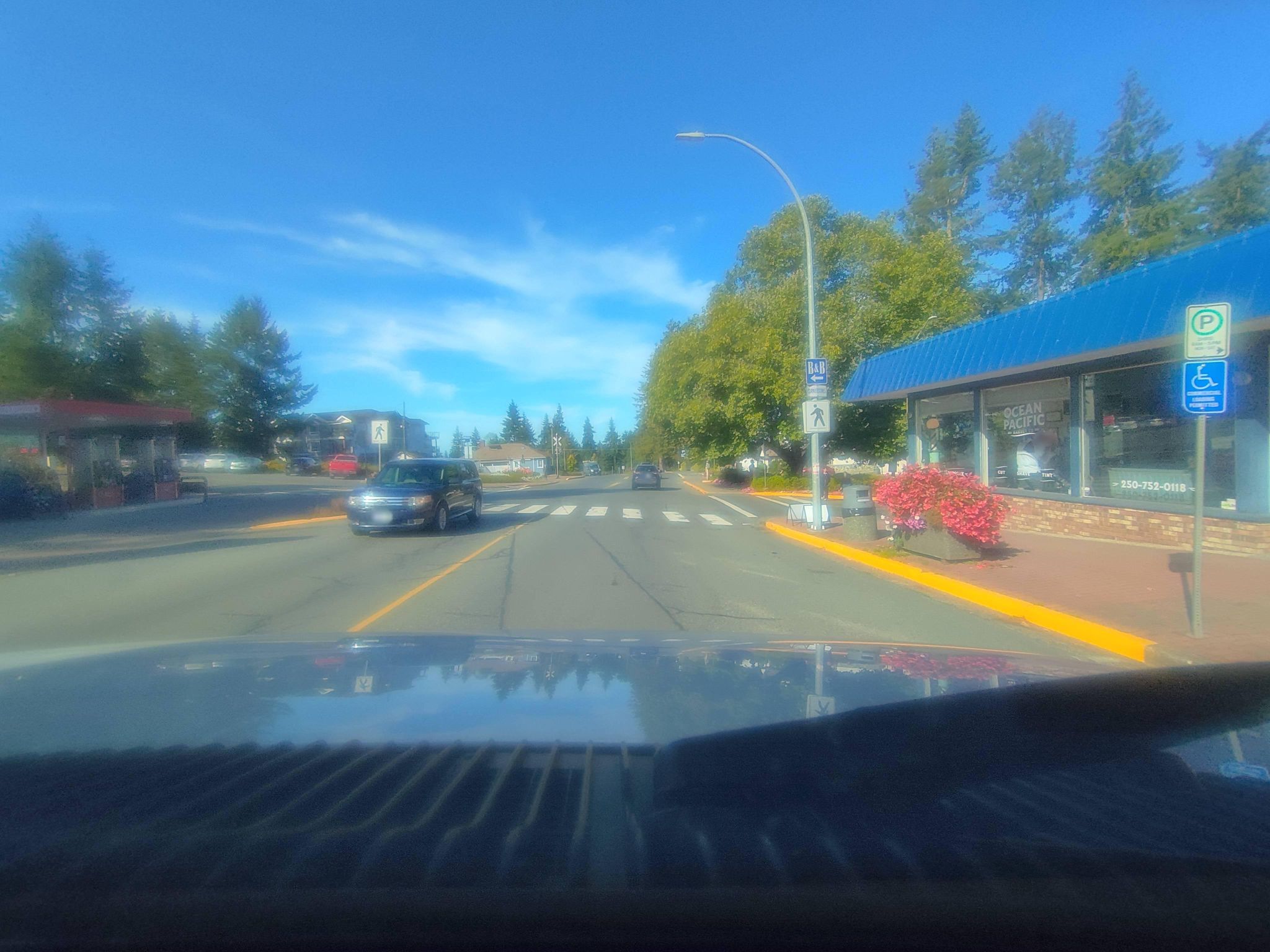 Street view of Qualicum Beach