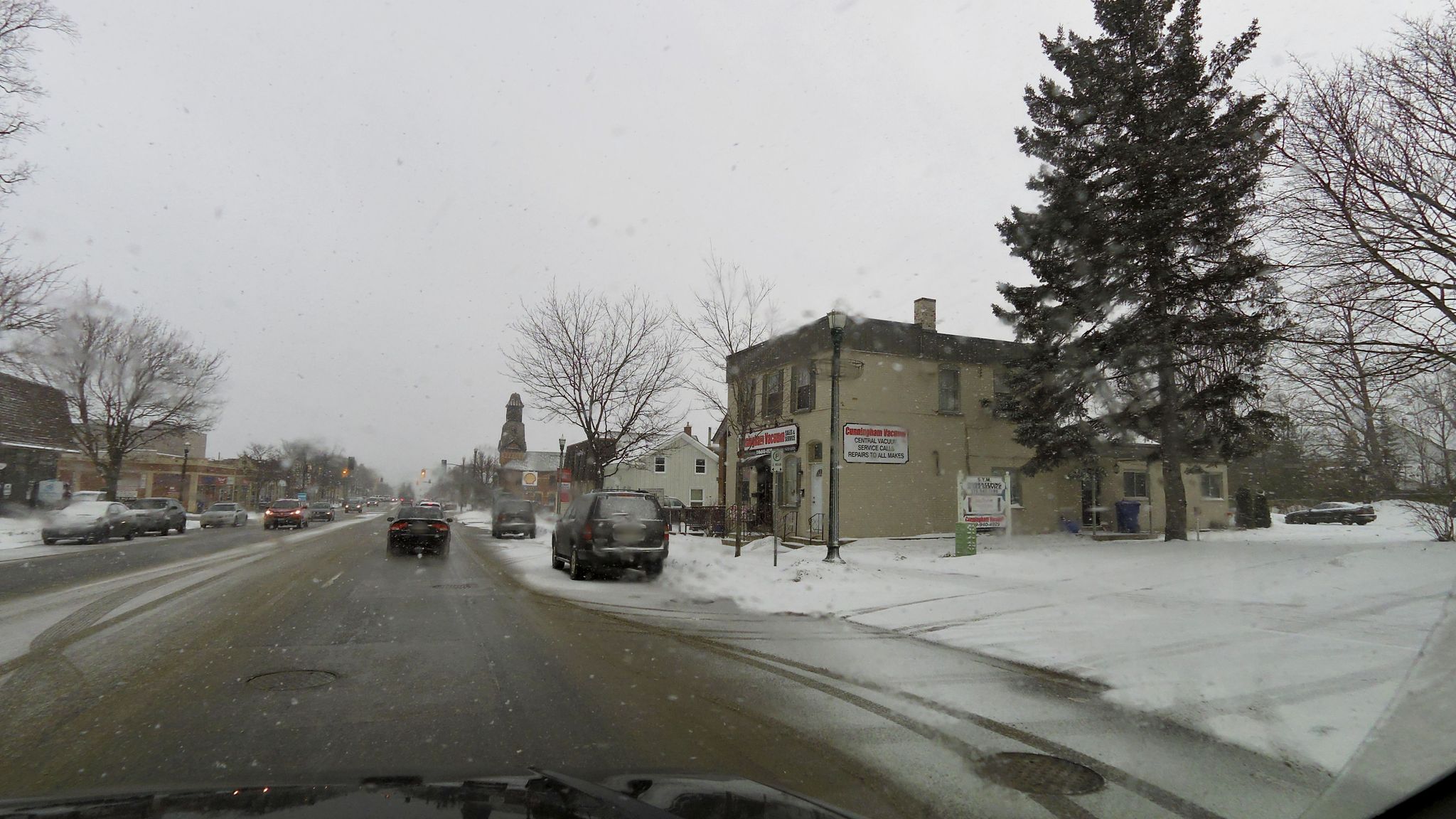 Street view of Orangeville