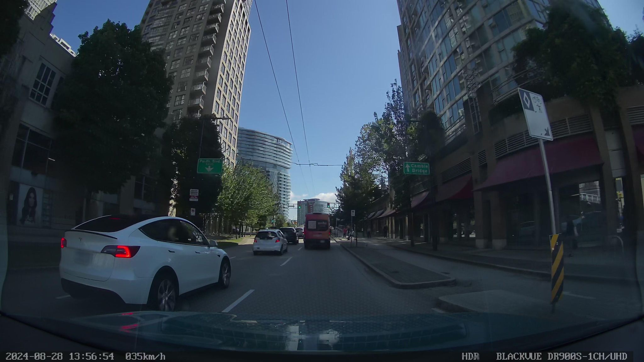 Street view of Yaletown