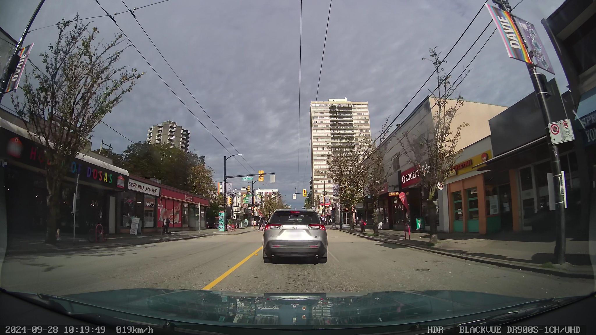 Street view of Davie Village