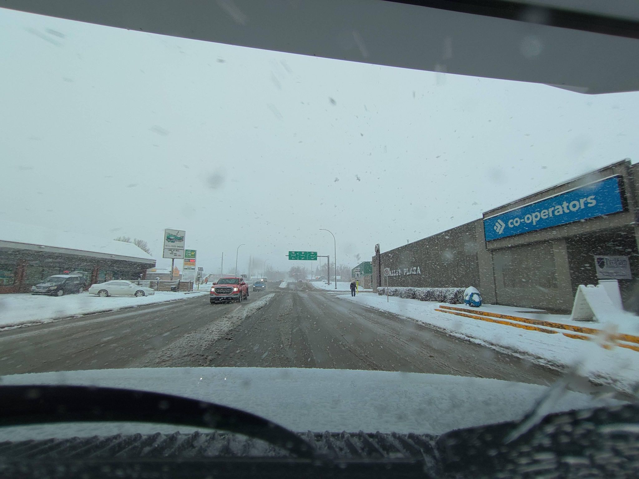 Street view of Drumheller